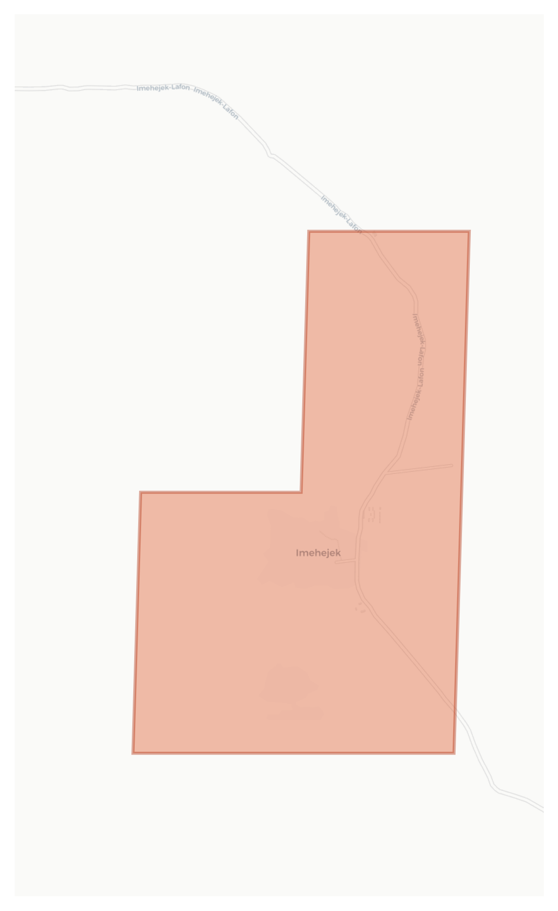 Imehejek geographic map