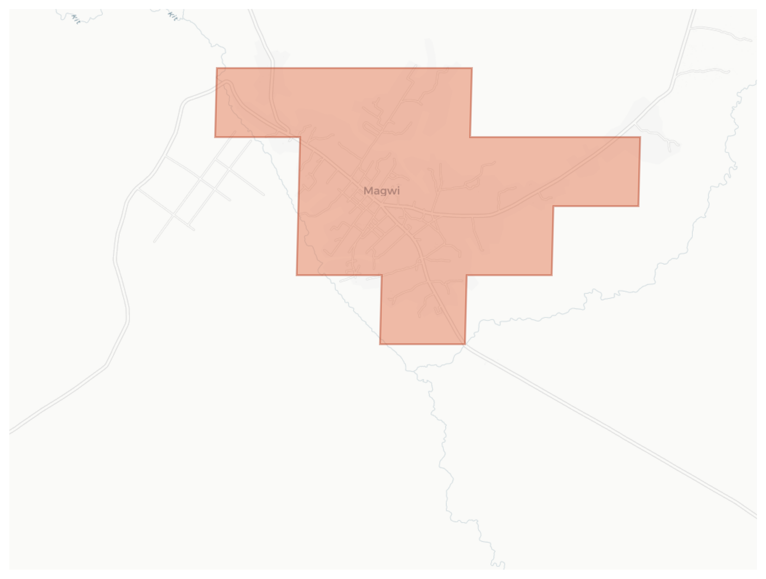 Magwi geographic map