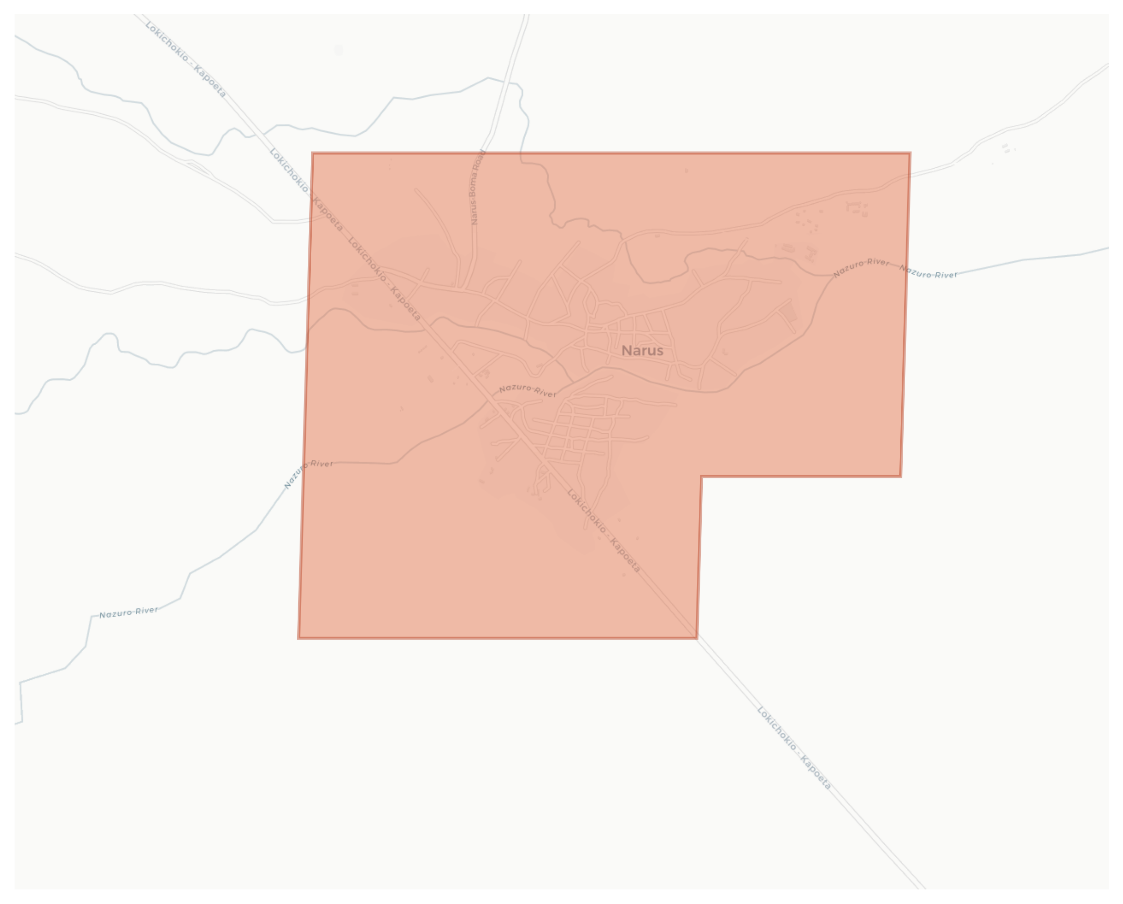 Narus geographic map