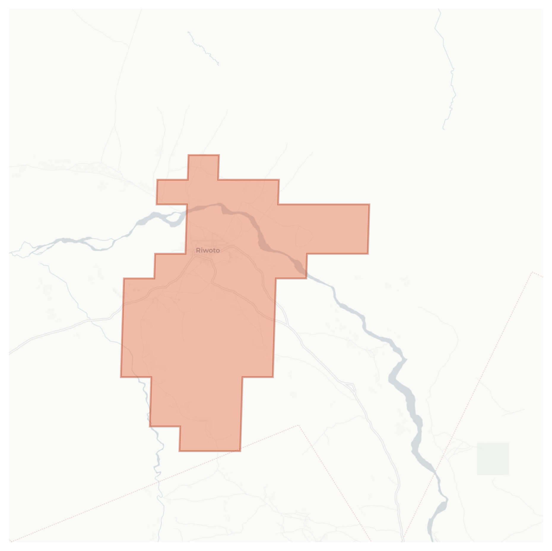 Riwoto geographic map