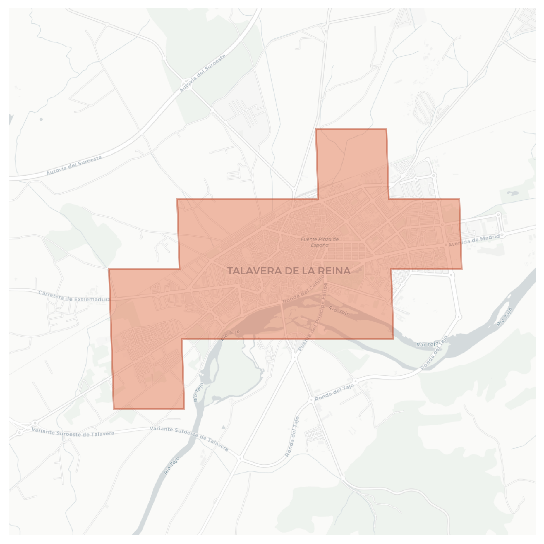 Talavera de la Reina geographic map