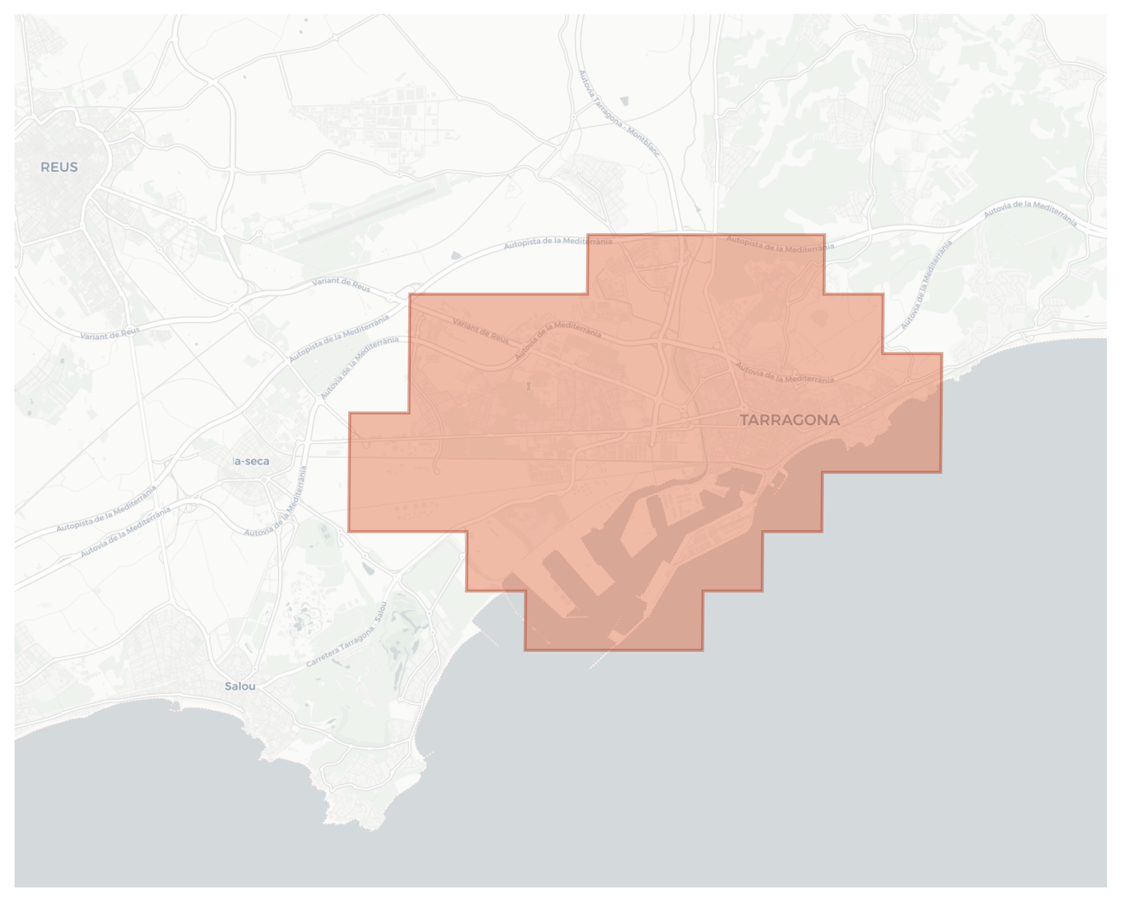 Tarragona geographic map