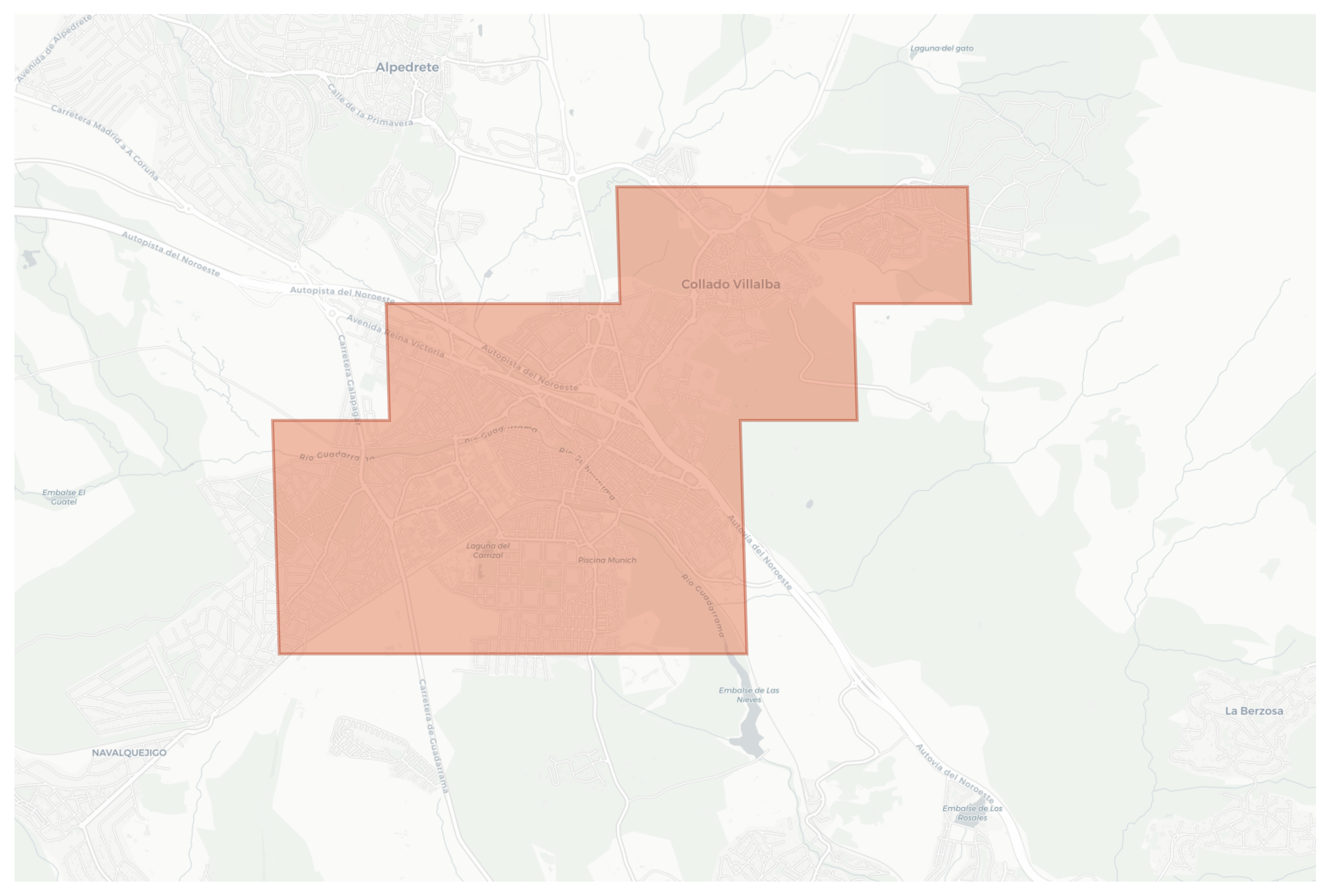 Collado Villalba geographic map
