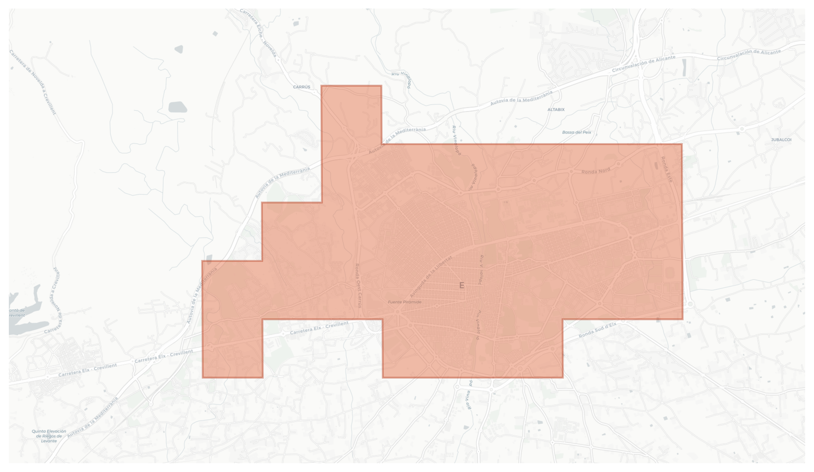 Elx / Elche geographic map