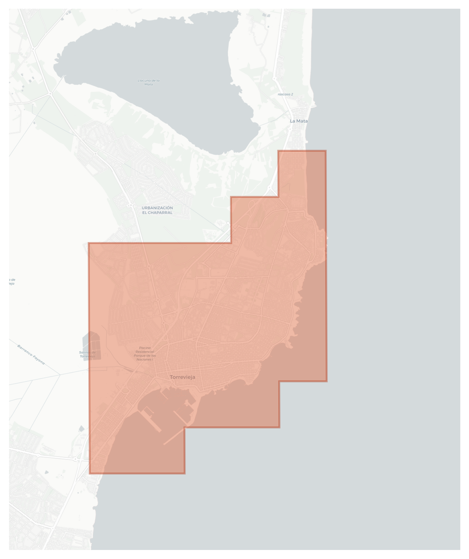 Torrevieja geographic map
