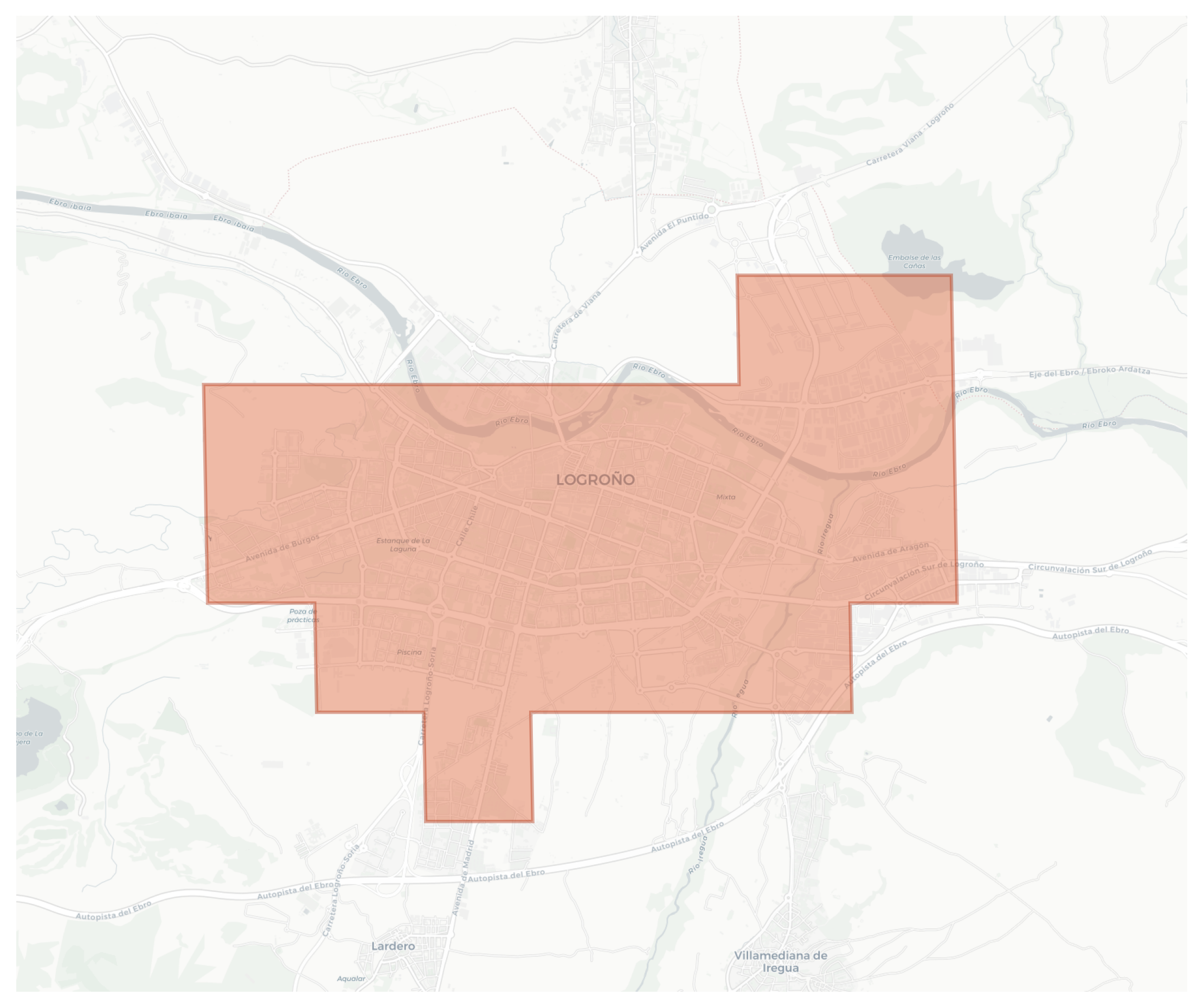 Logroño geographic map