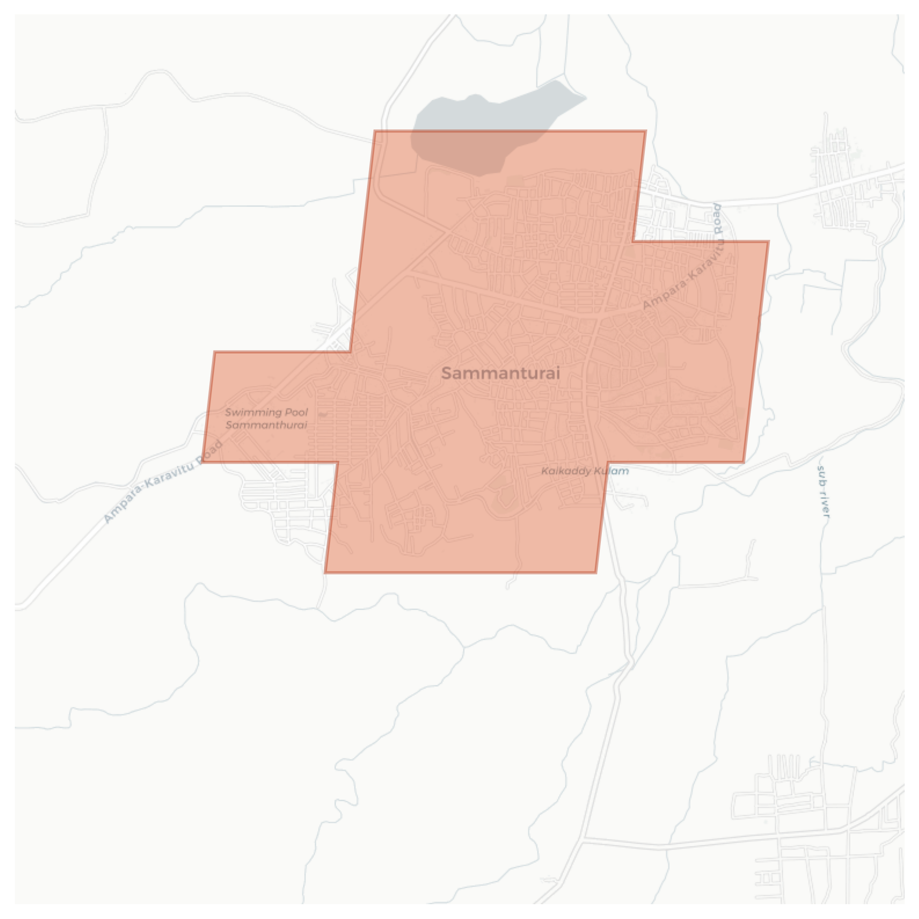 Sammanturai geographic map