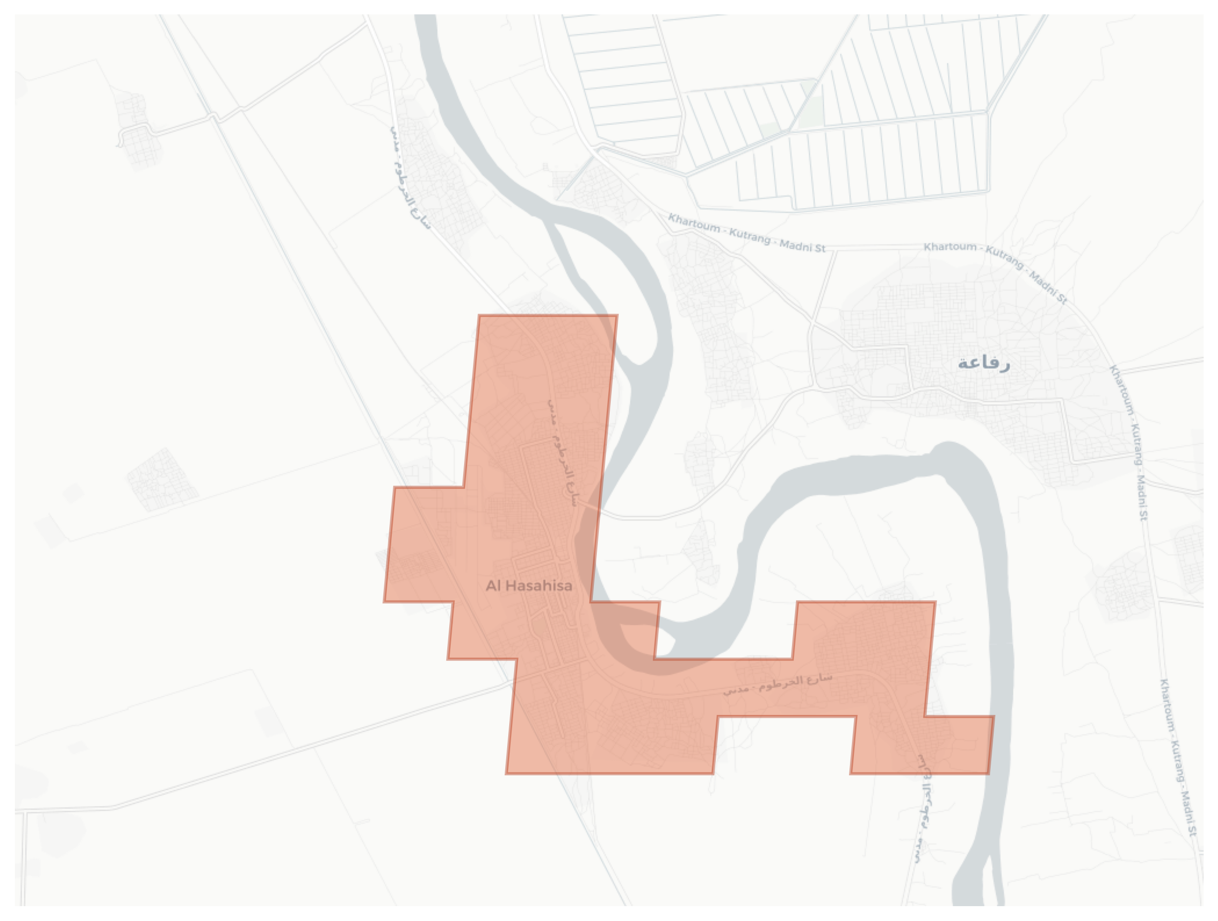 Al Hasahisa geographic map