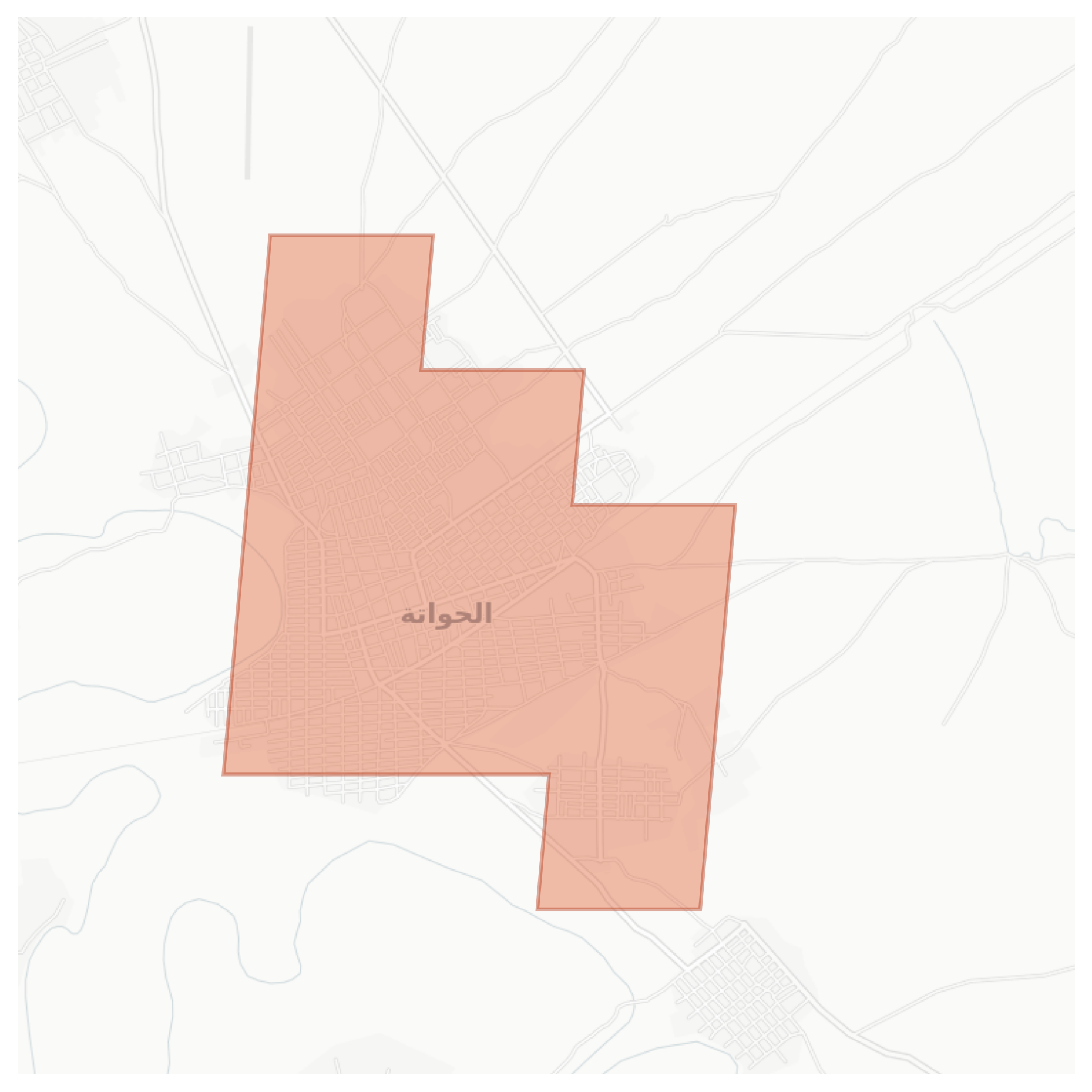 El Hawata geographic map