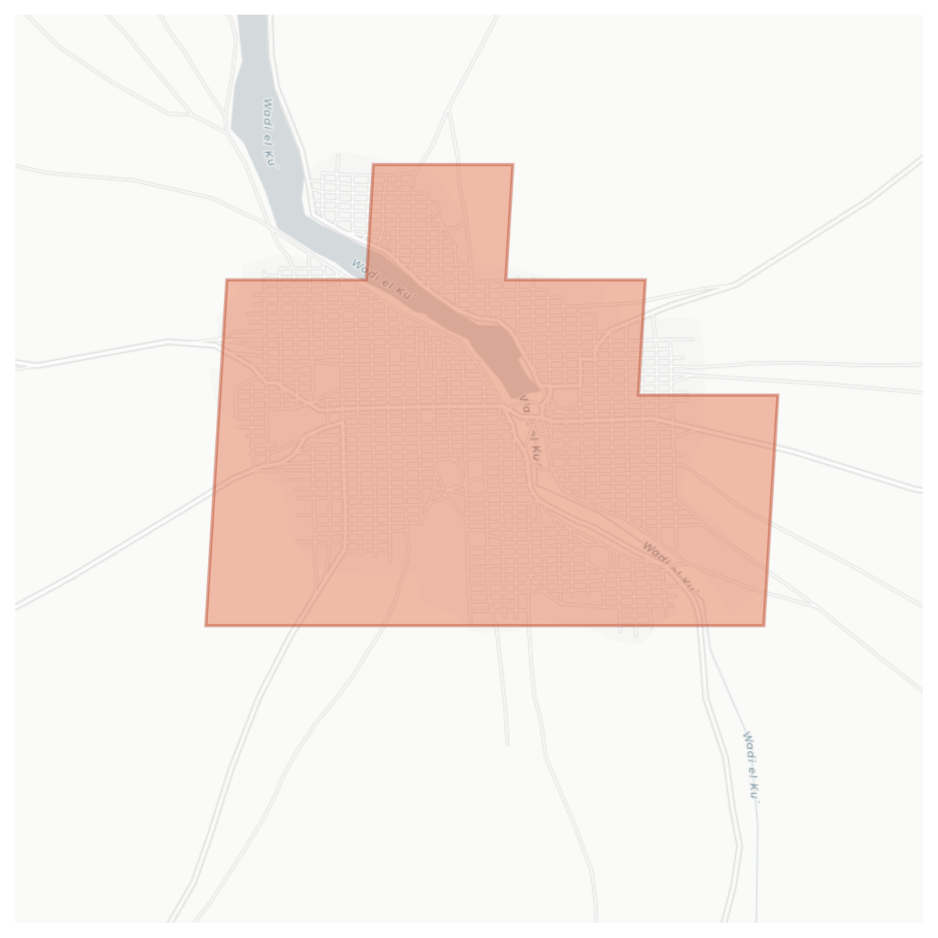 Khazan Gedid geographic map