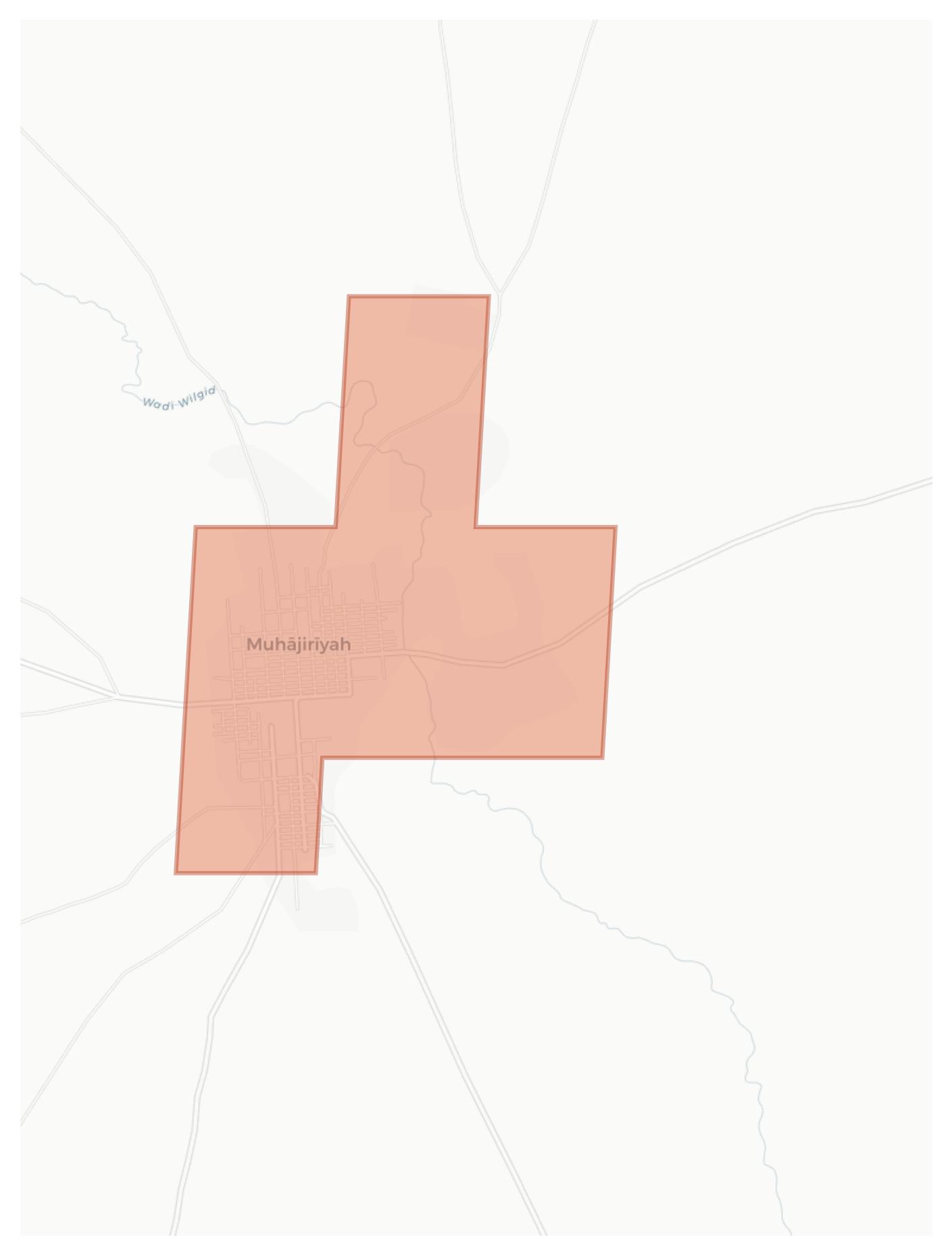 Muhajiriyah geographic map