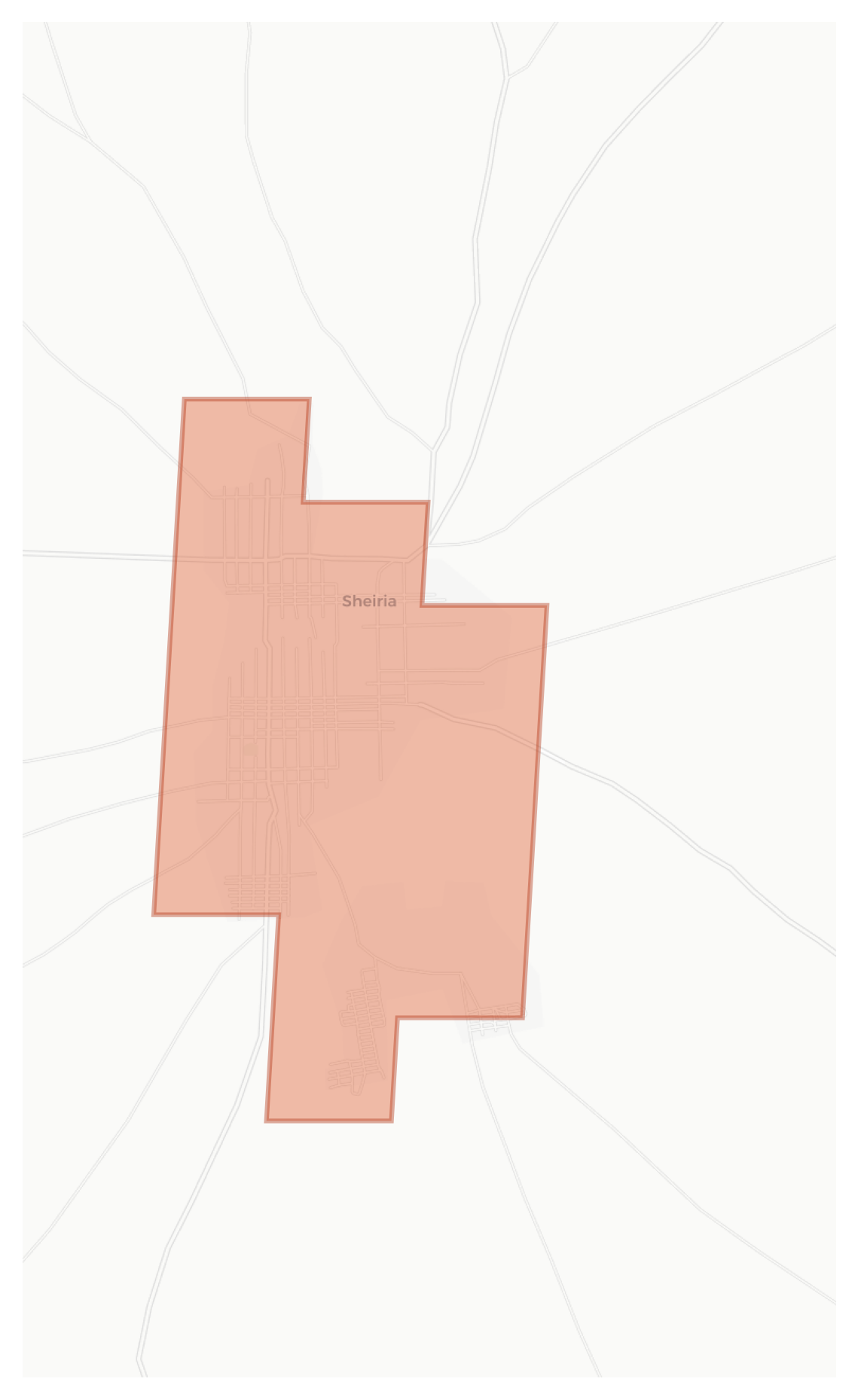 Sheiria geographic map