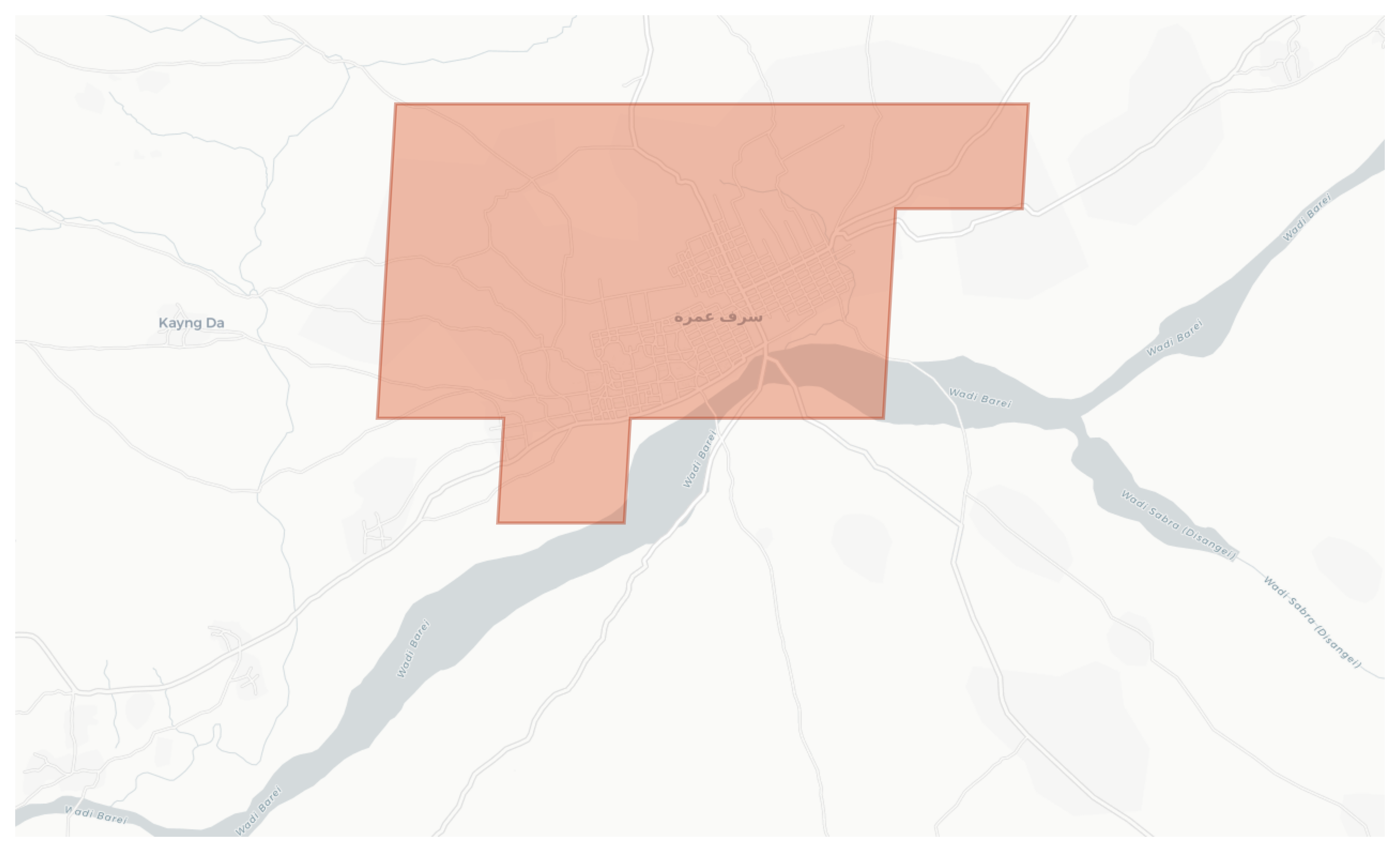 Saraf `Umrah geographic map