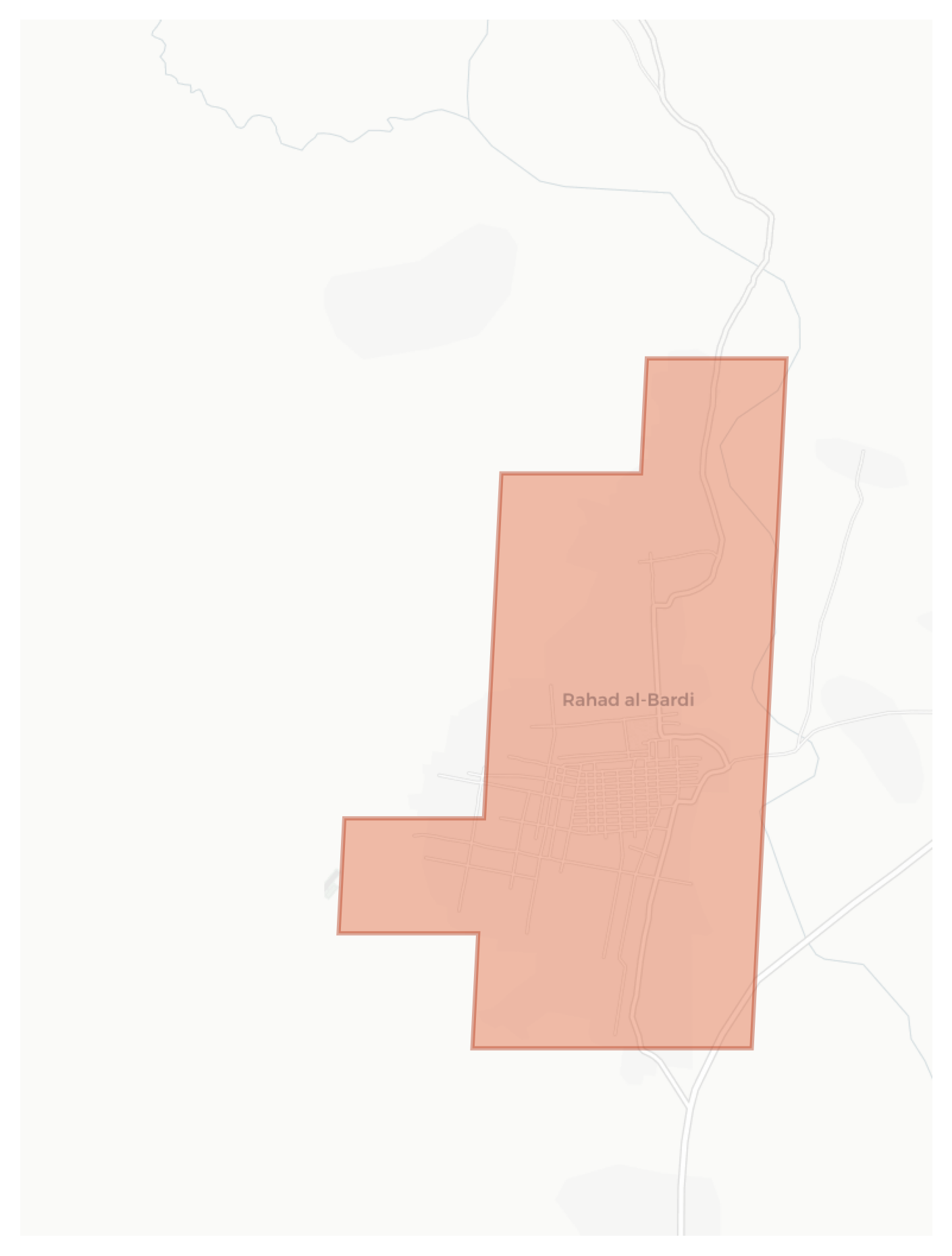 Rahad al Bardi geographic map