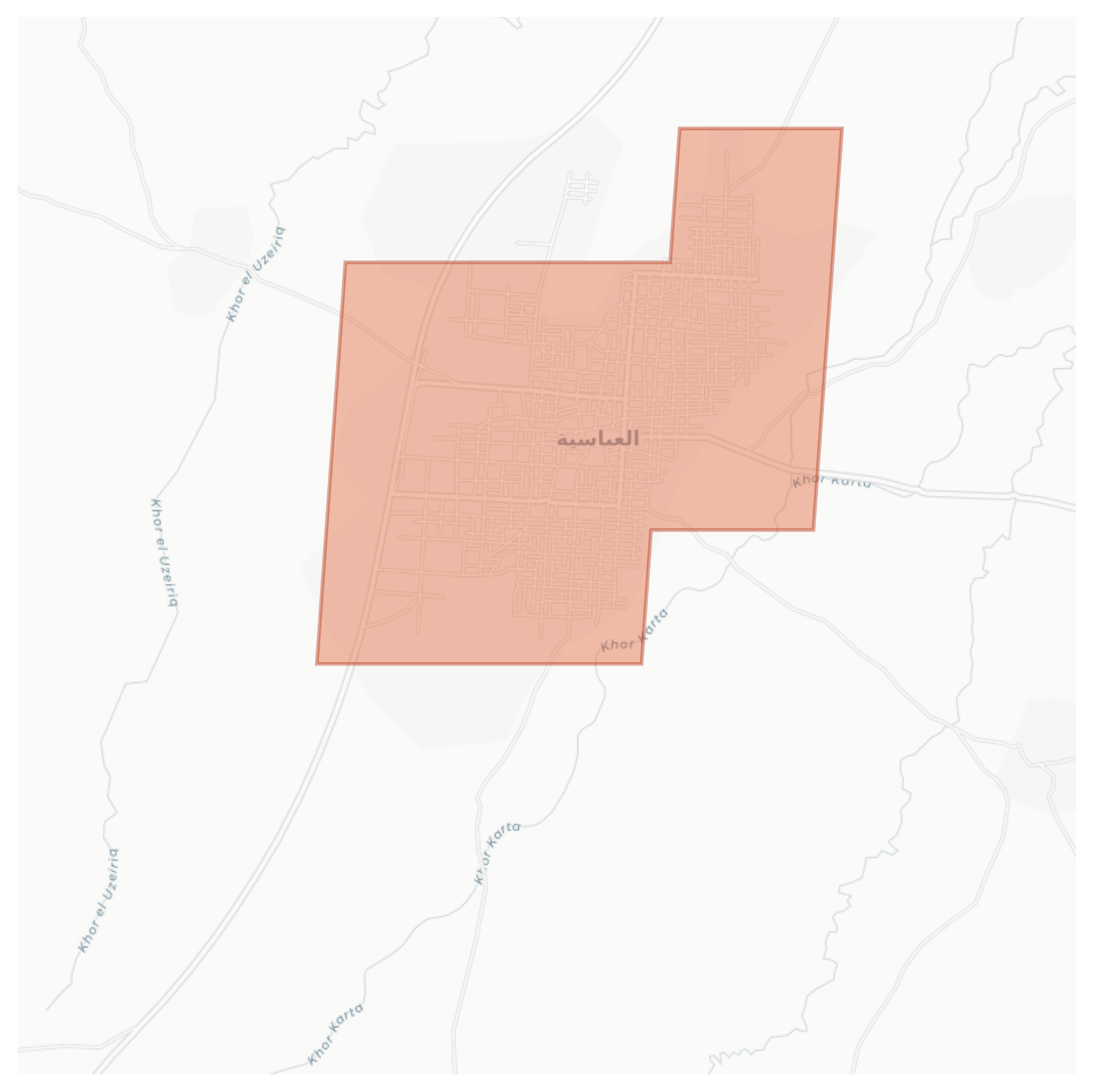 Al ‘Abbāsiyya geographic map