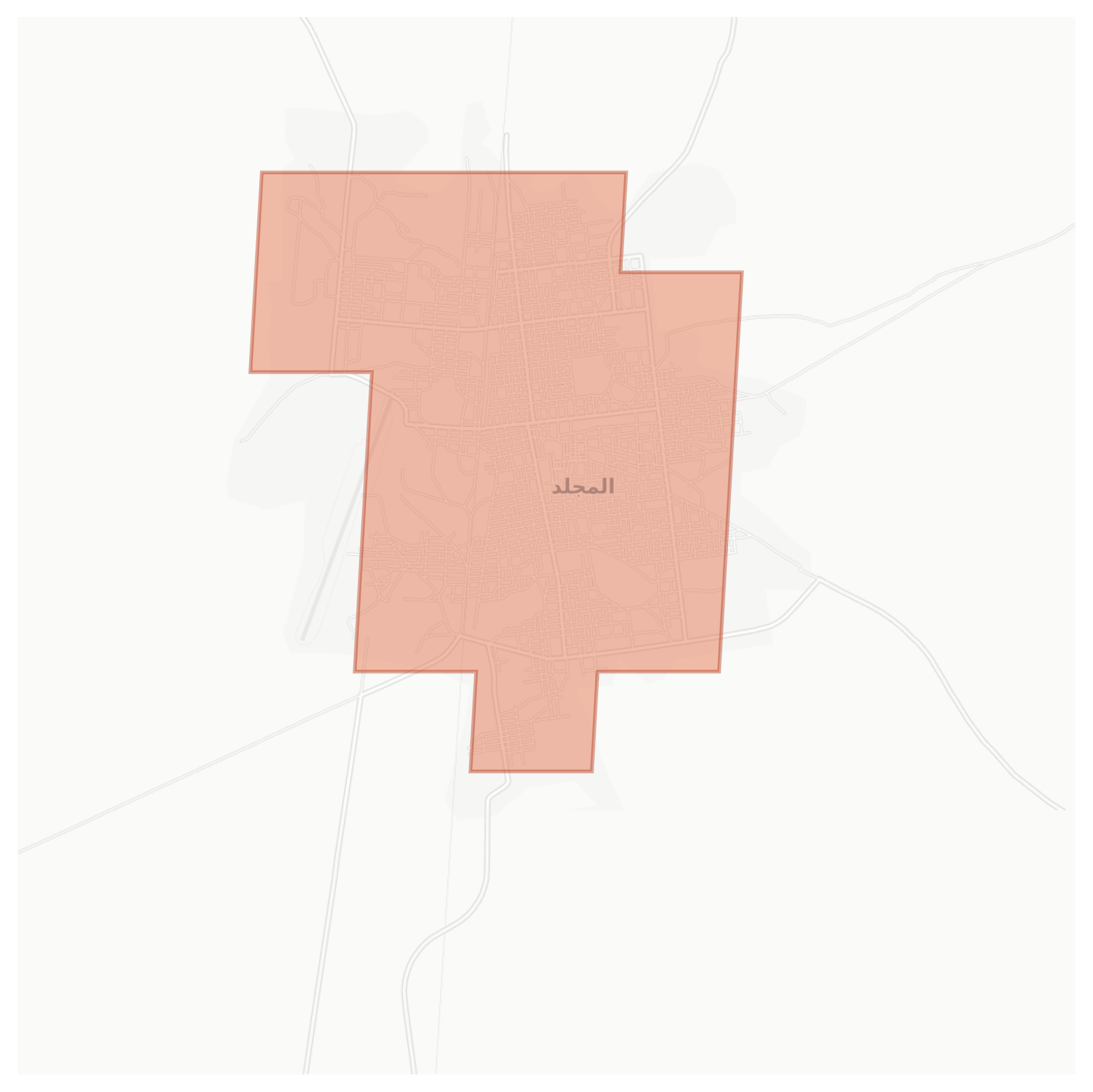 Muglad geographic map