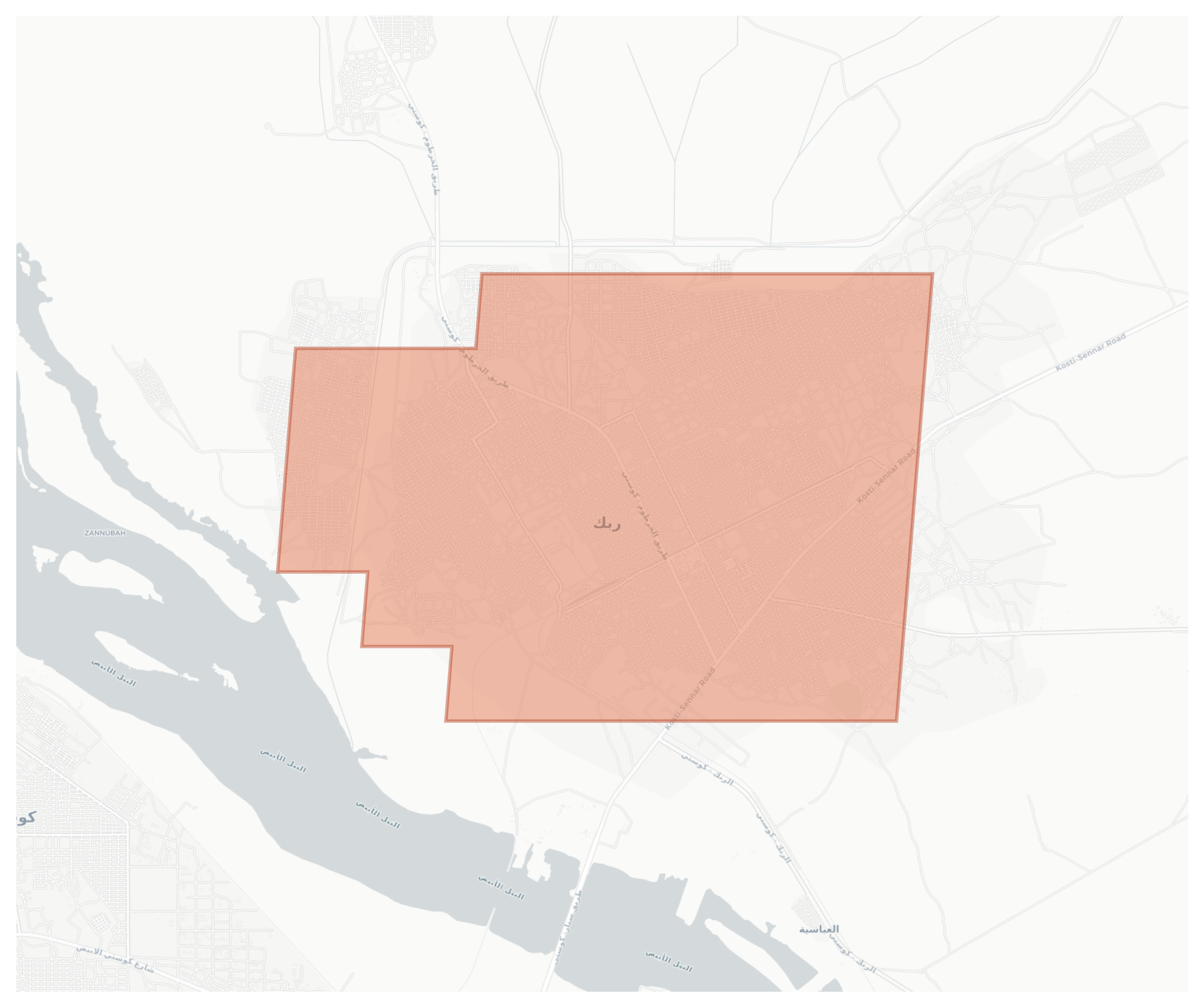 Rabak geographic map