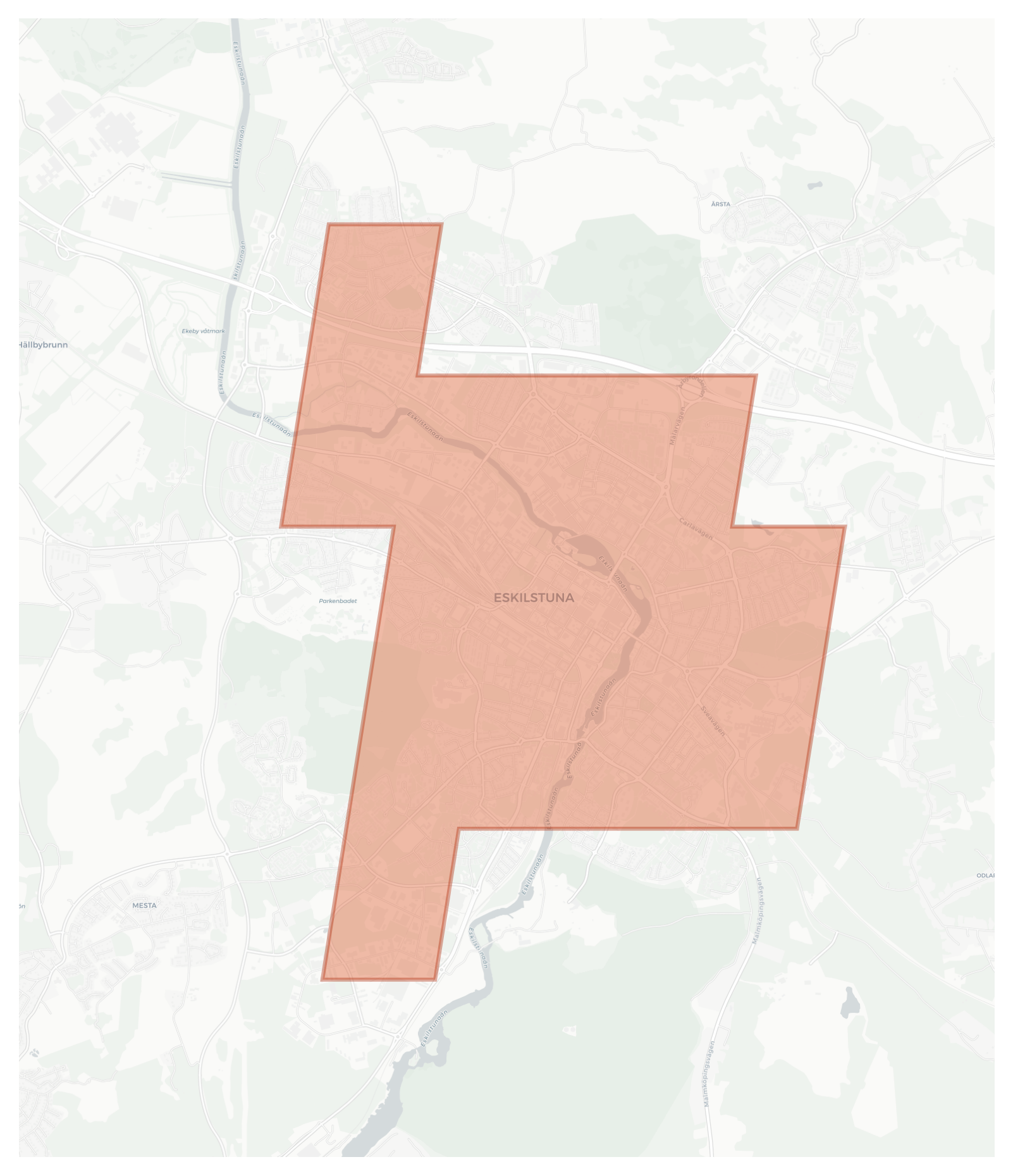 Eskilstuna geographic map