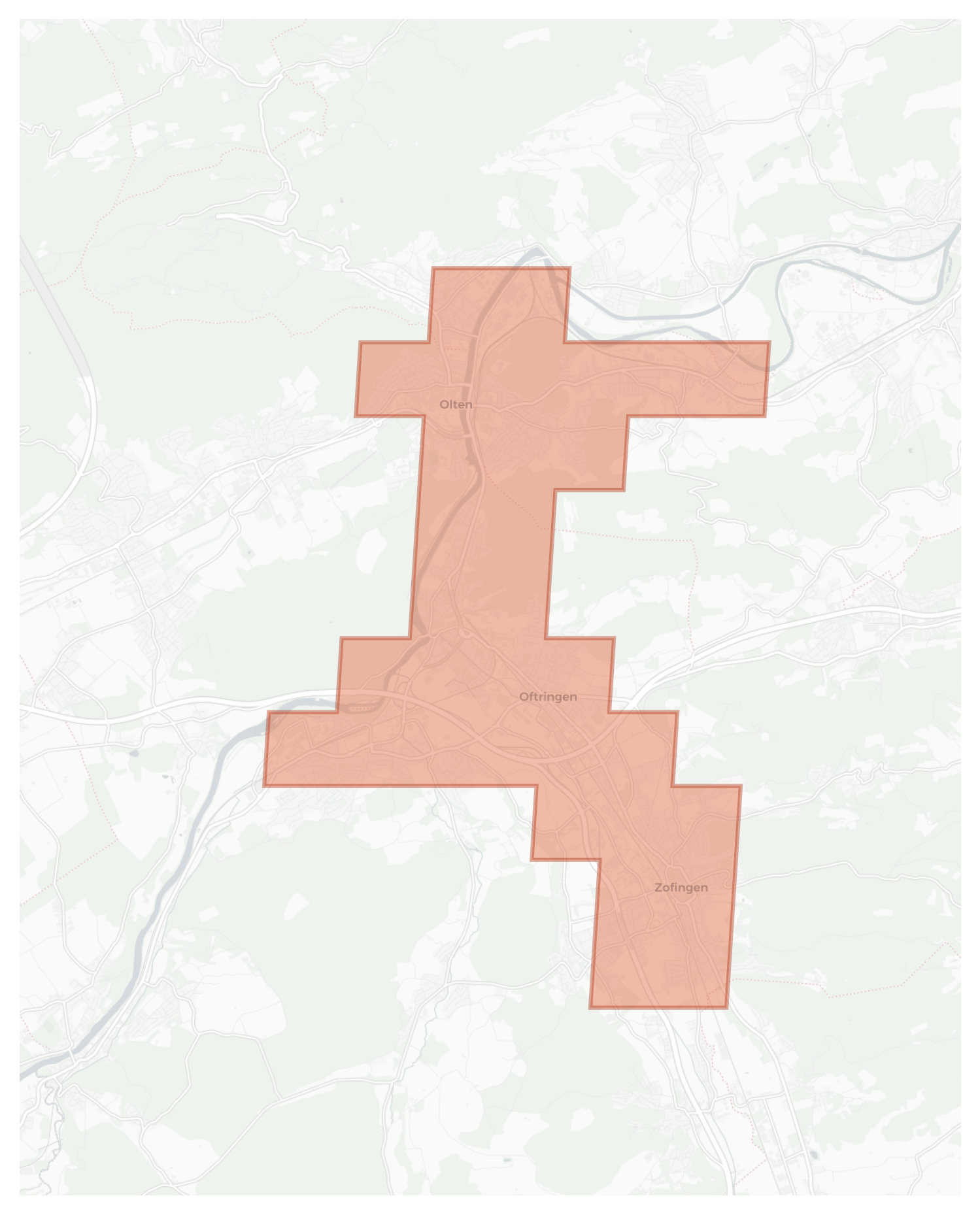 Olten geographic map