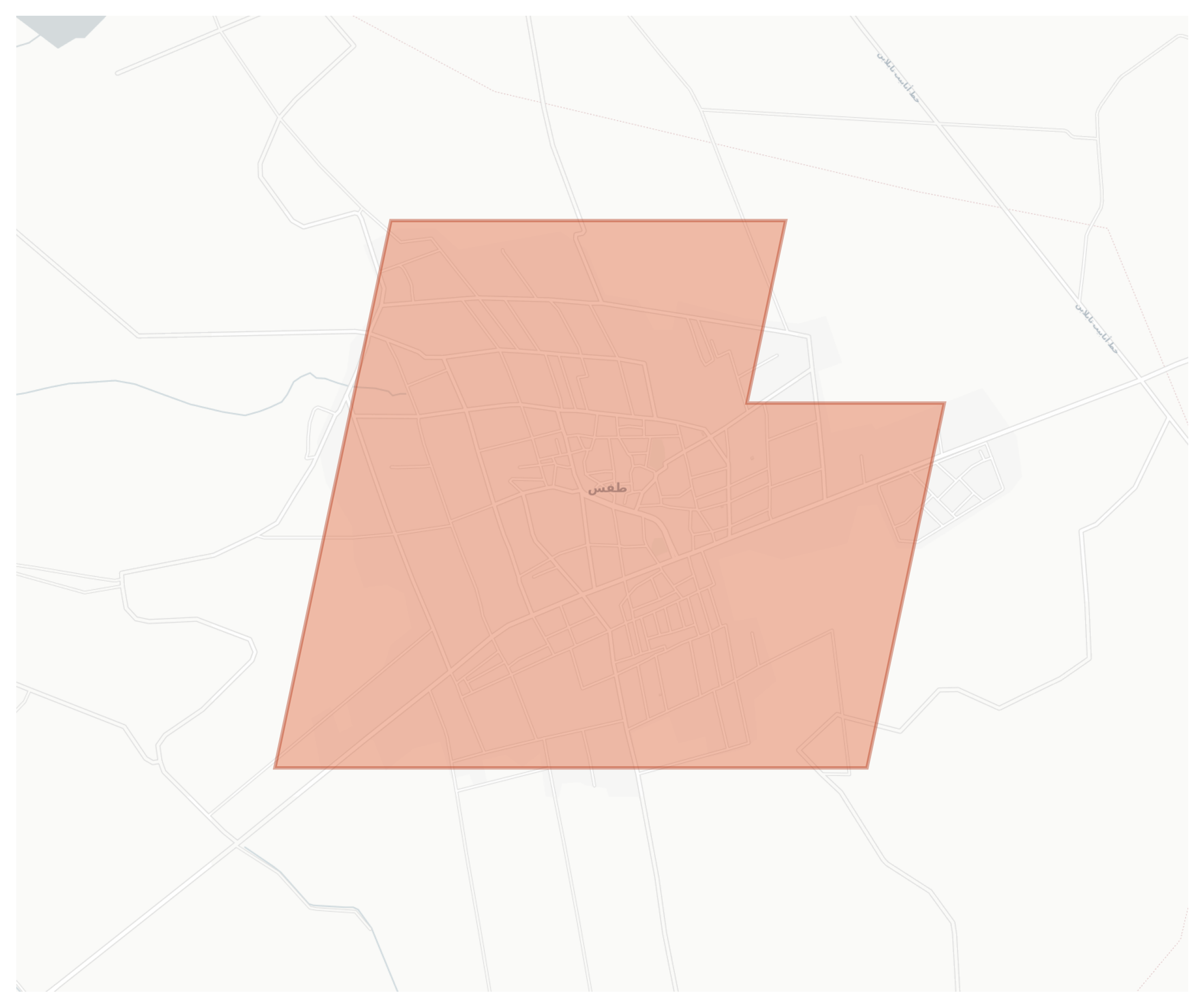 Tafas geographic map