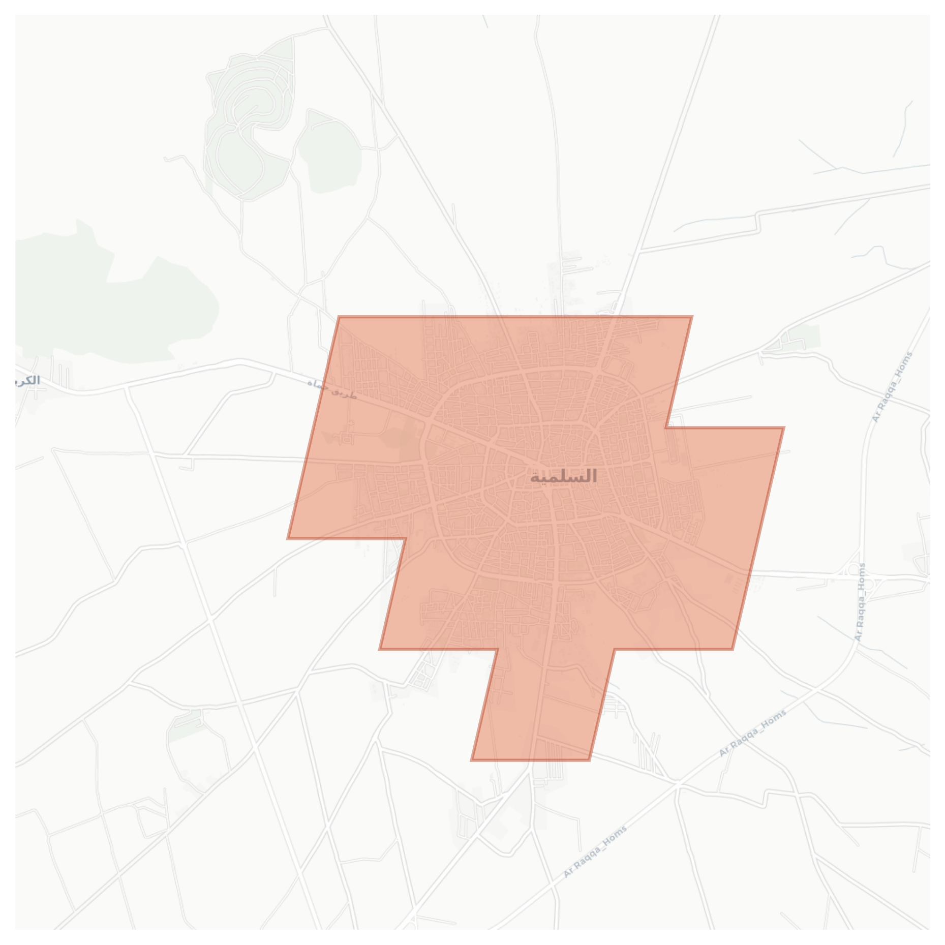 Salamiyah geographic map