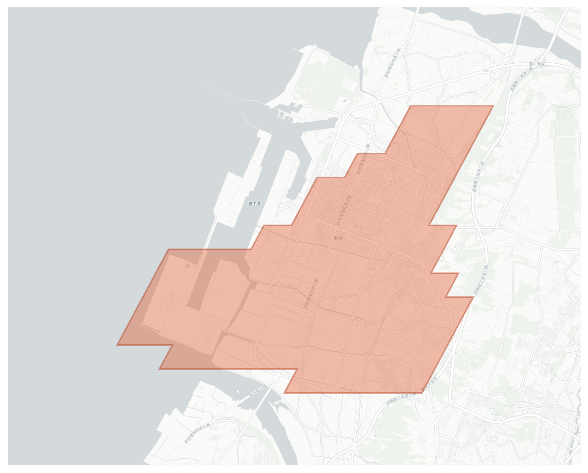 Dazhuang geographic map