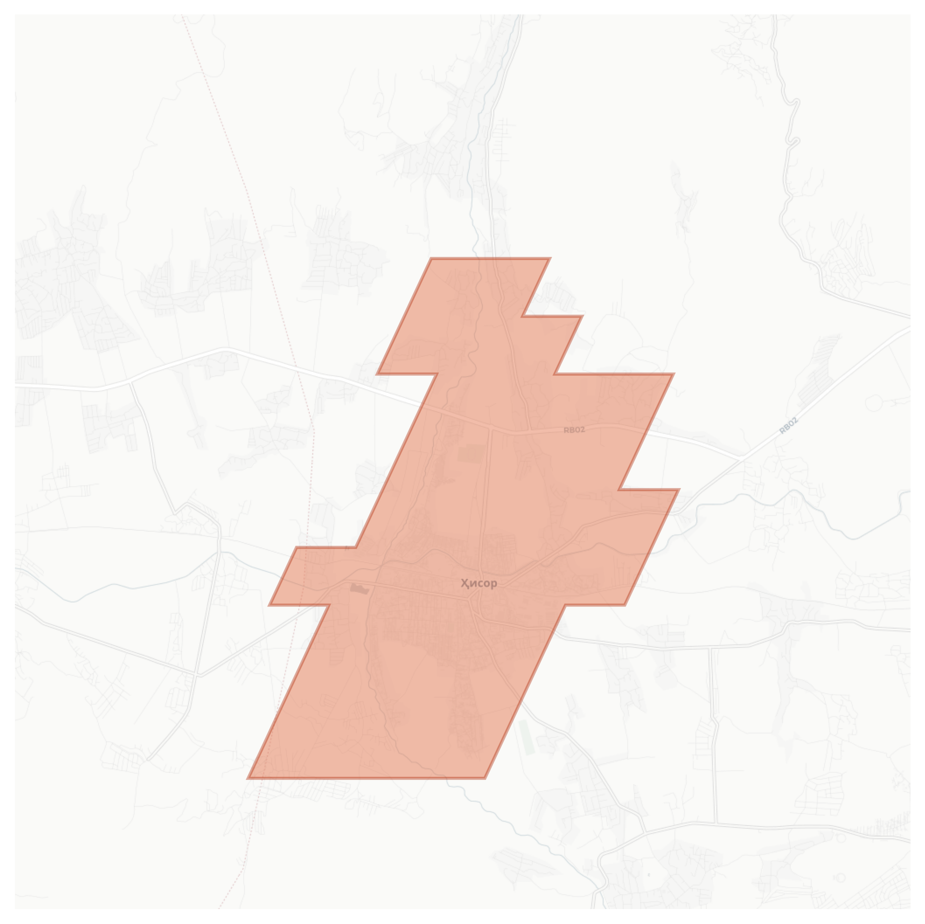 Hisor geographic map