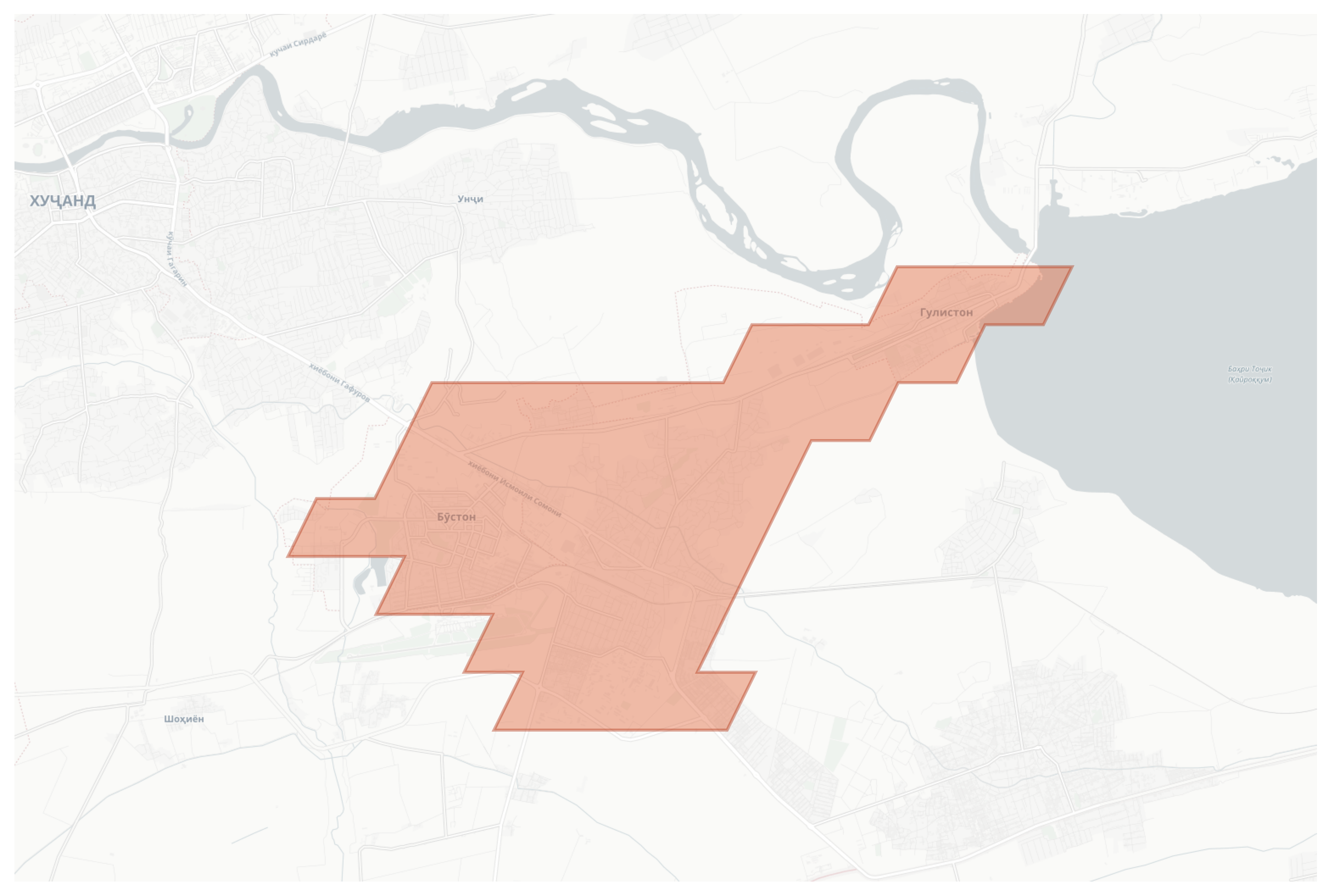 Ghafurov geographic map