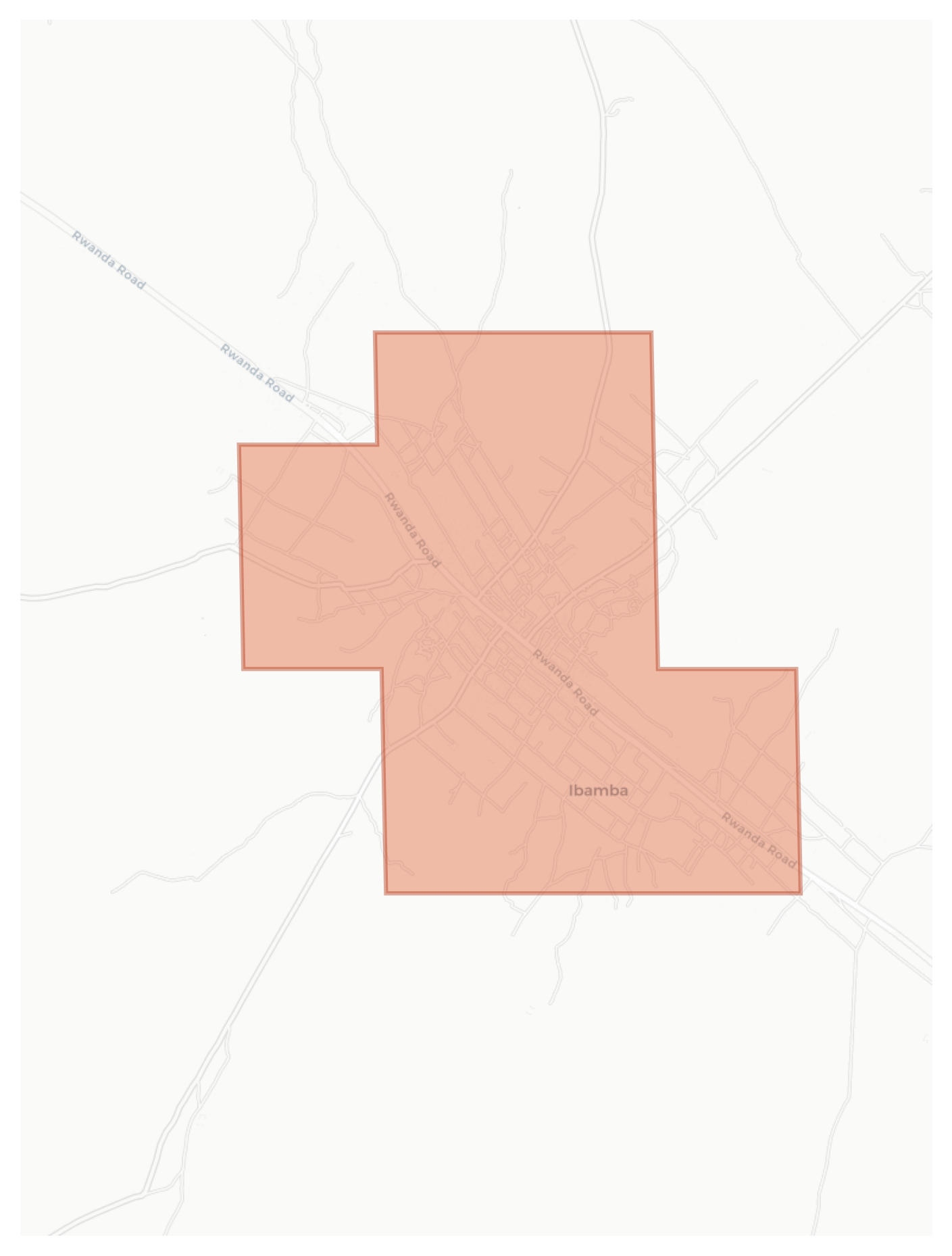Ibamba geographic map