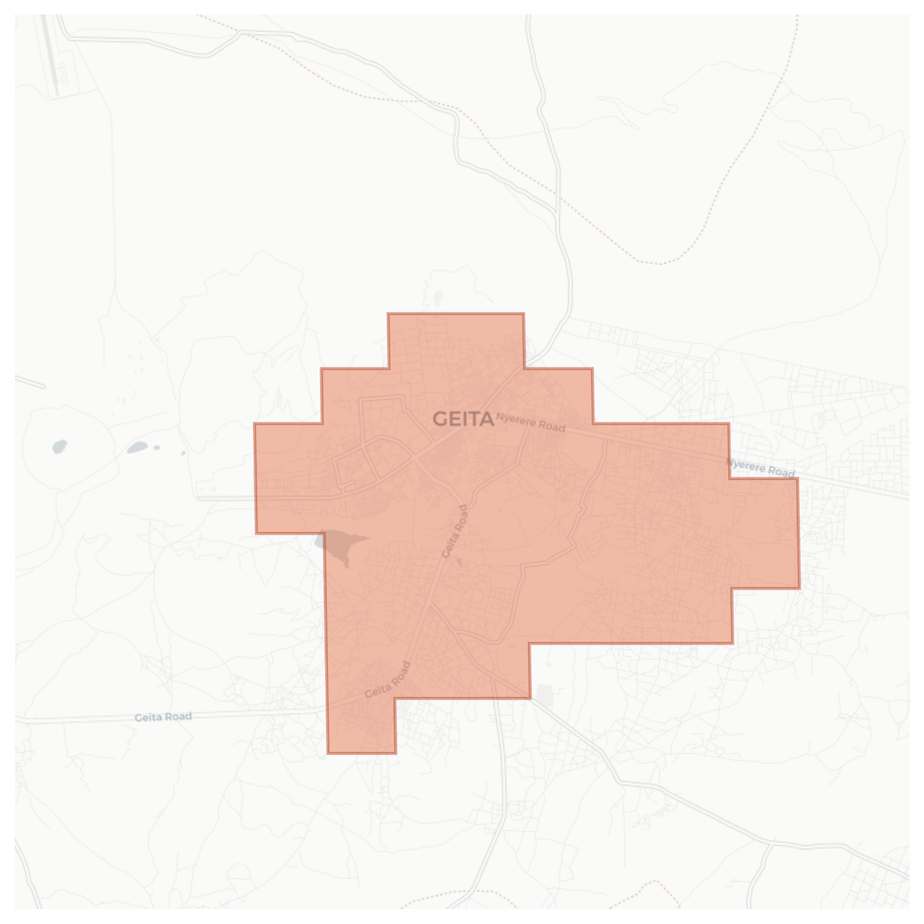 Geita geographic map