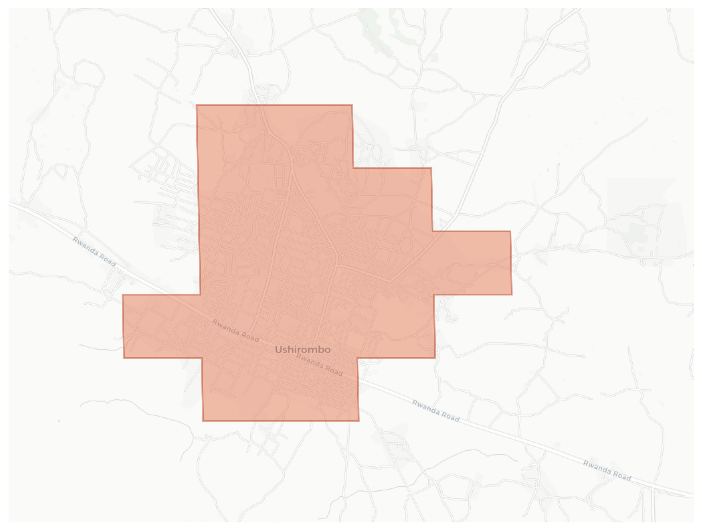 Ushirombo geographic map