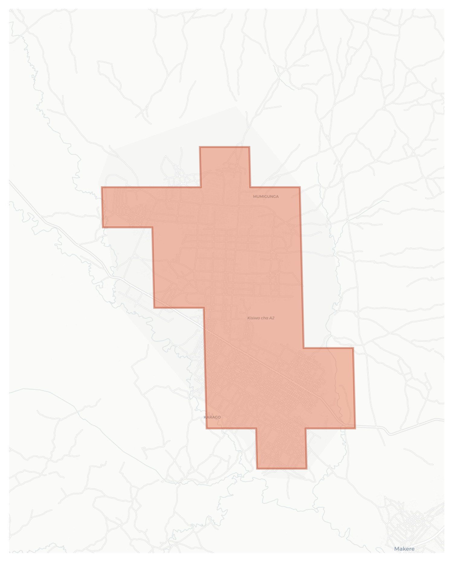 Mumigunga geographic map