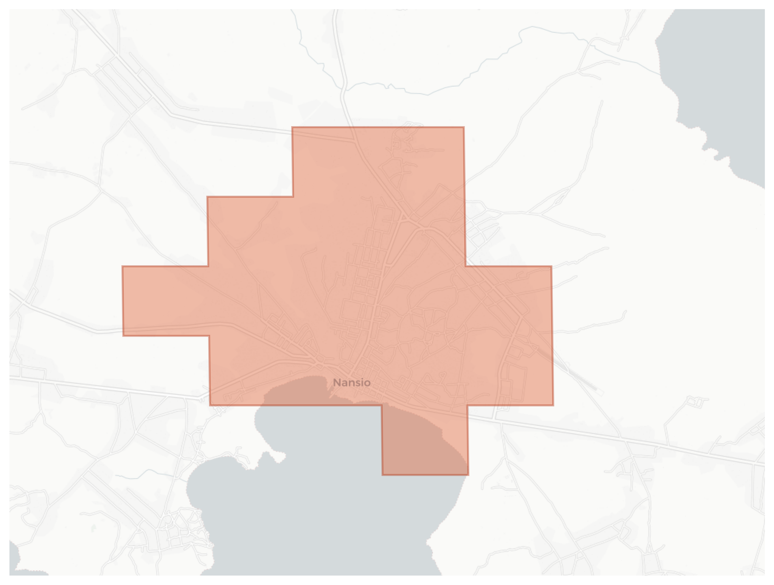 Nansio geographic map