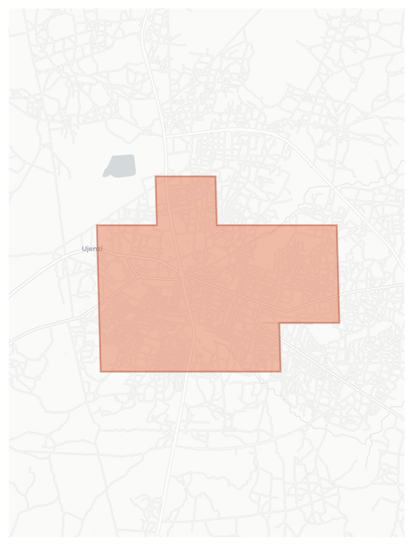Nzega geographic map