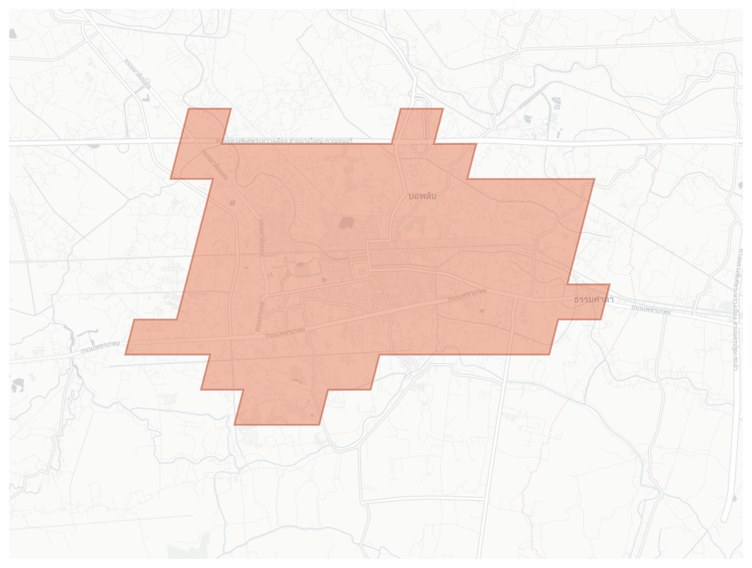 Nakhon Pathom geographic map