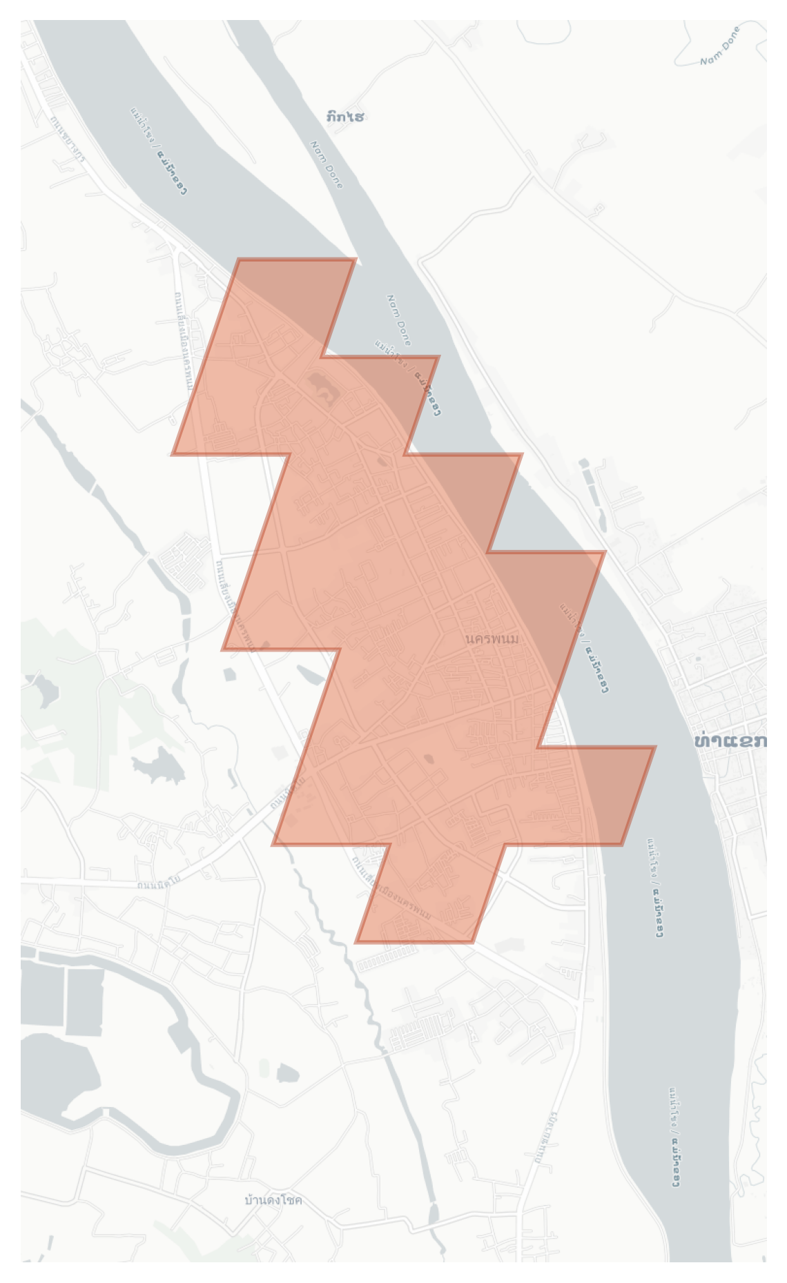 Nakhon Phanom geographic map