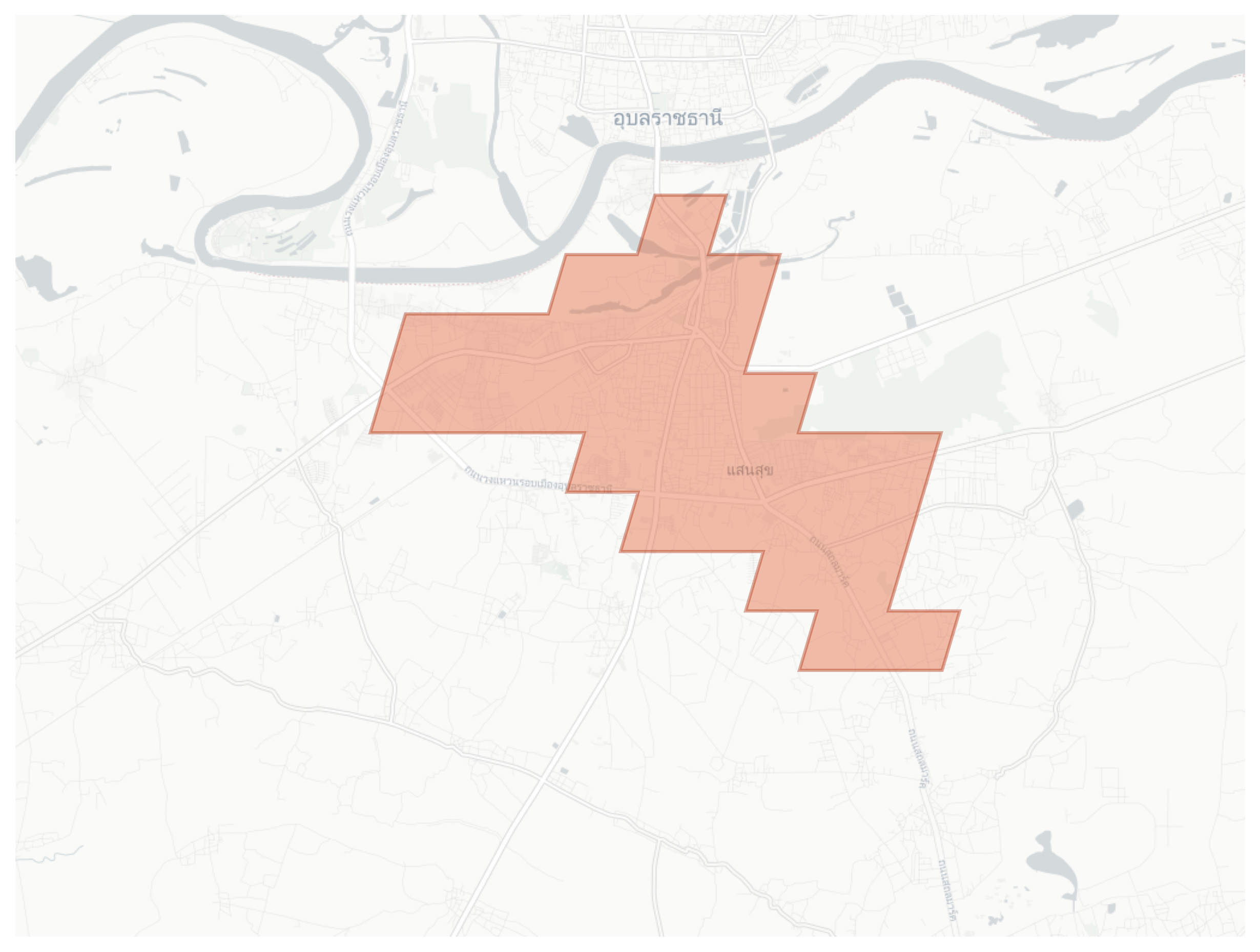 Saen Suk geographic map