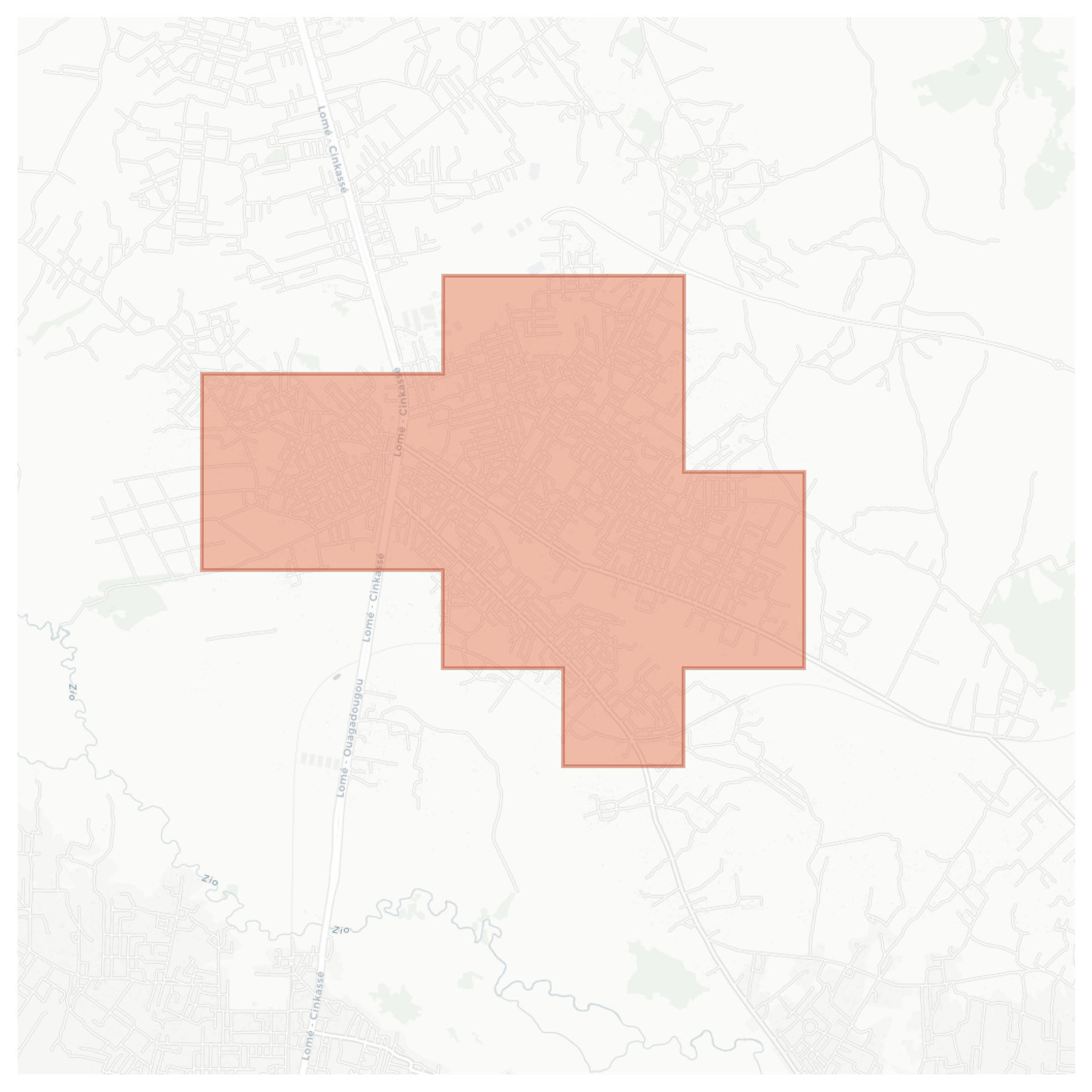 Adétikopé geographic map