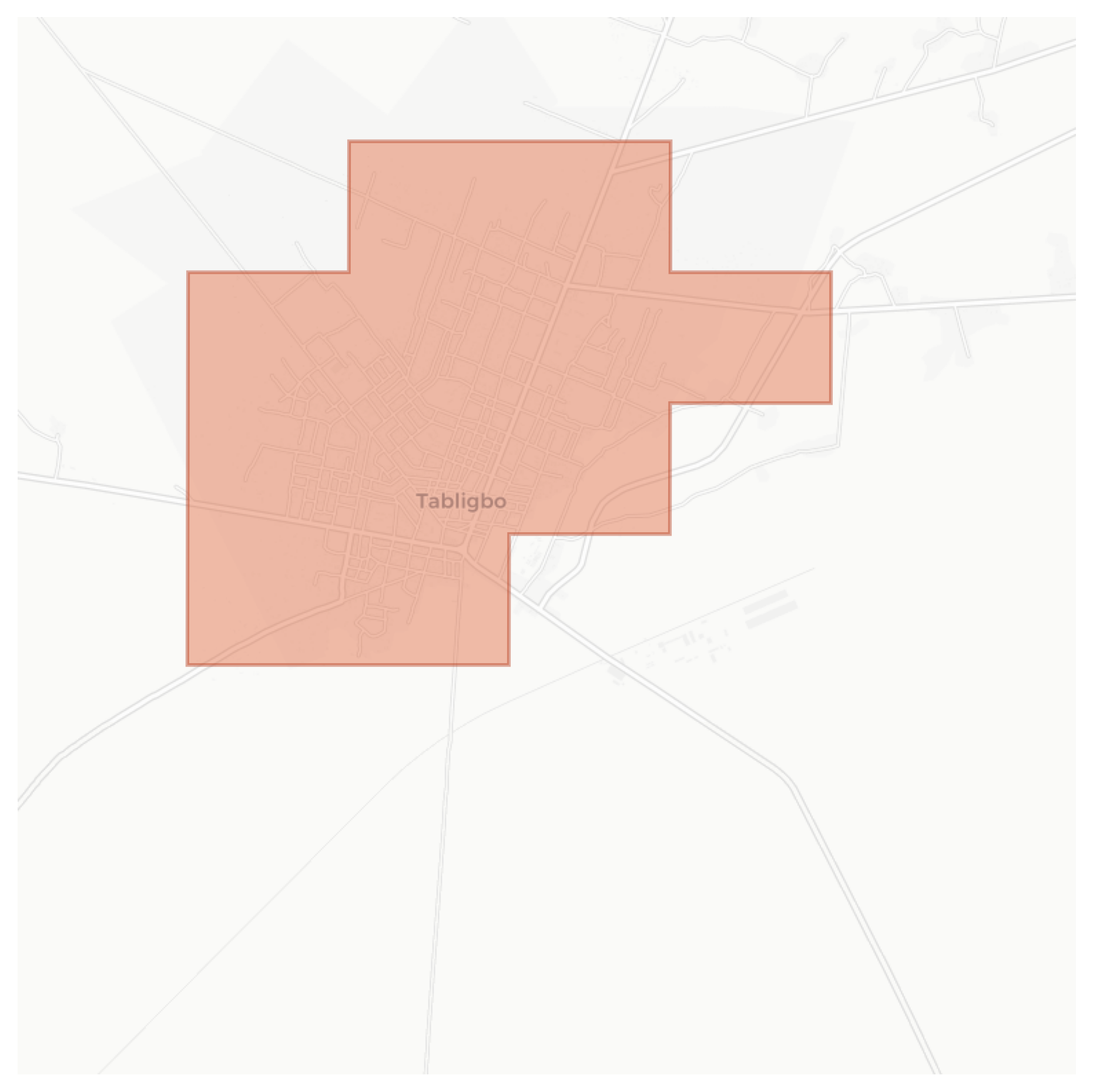 Tabligbo geographic map