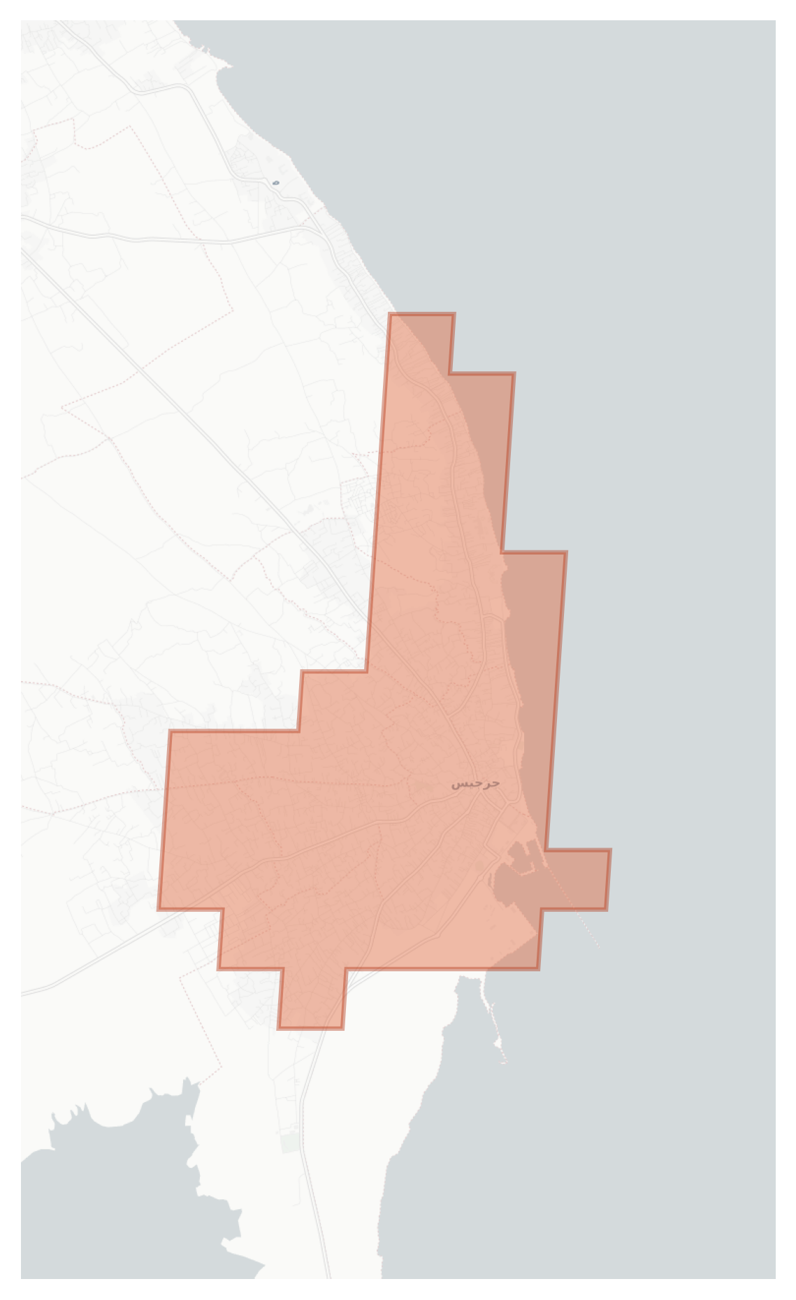Zarzis geographic map