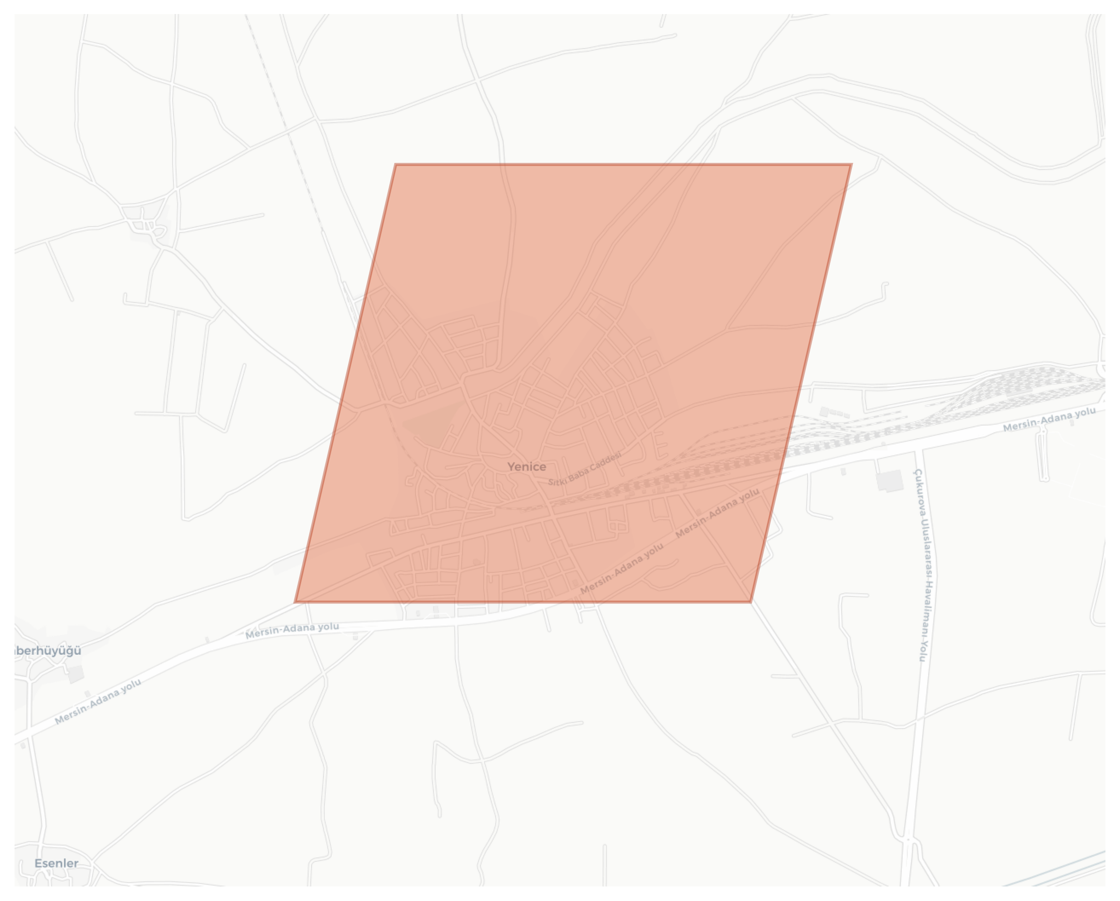 Yenice geographic map