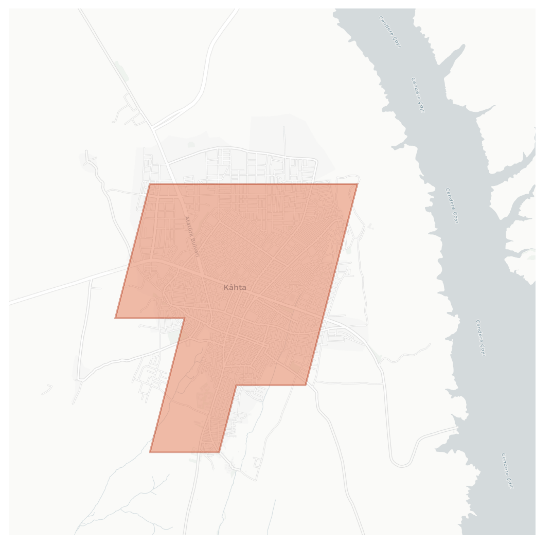 Kâhta geographic map