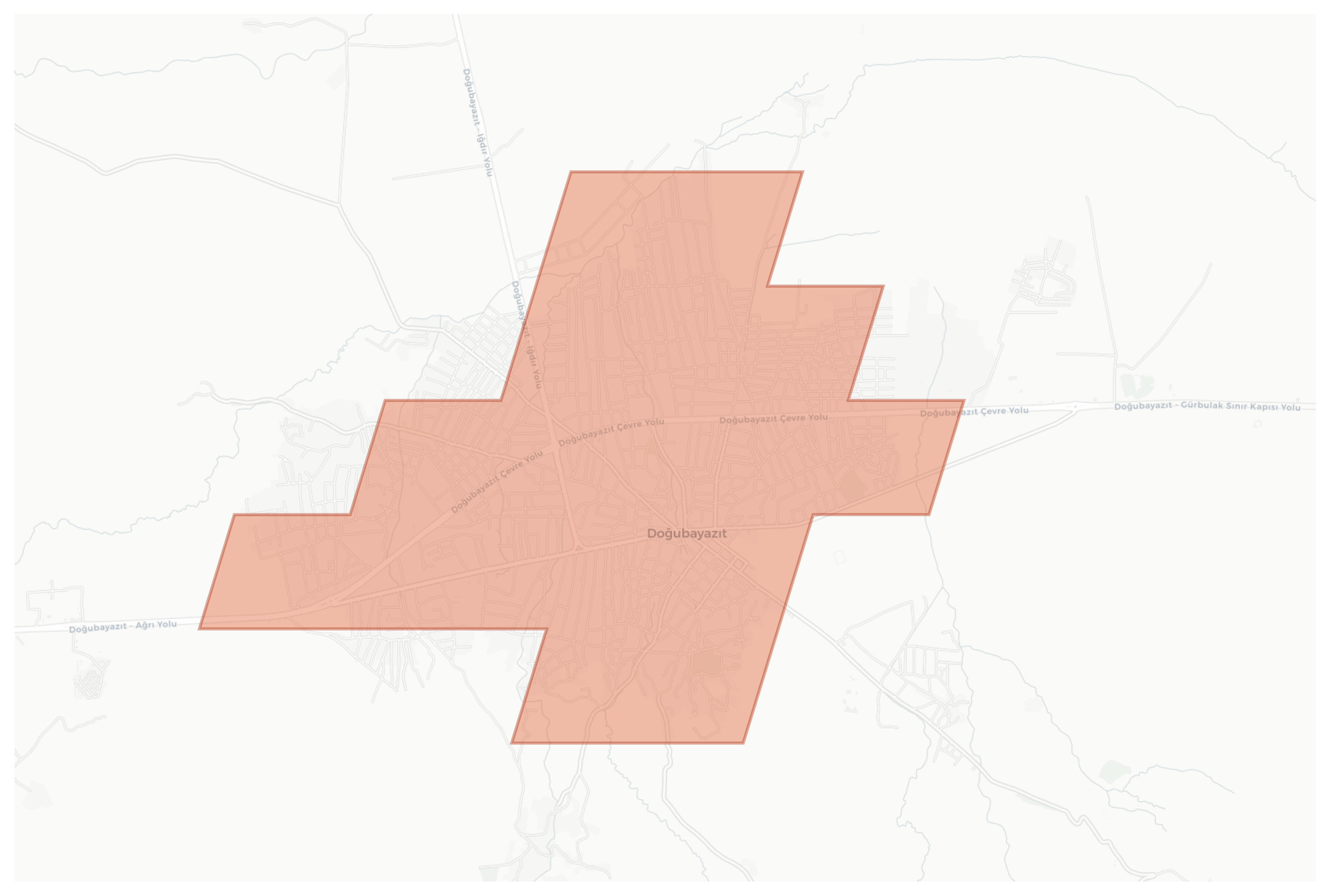 Doğubayazıt geographic map