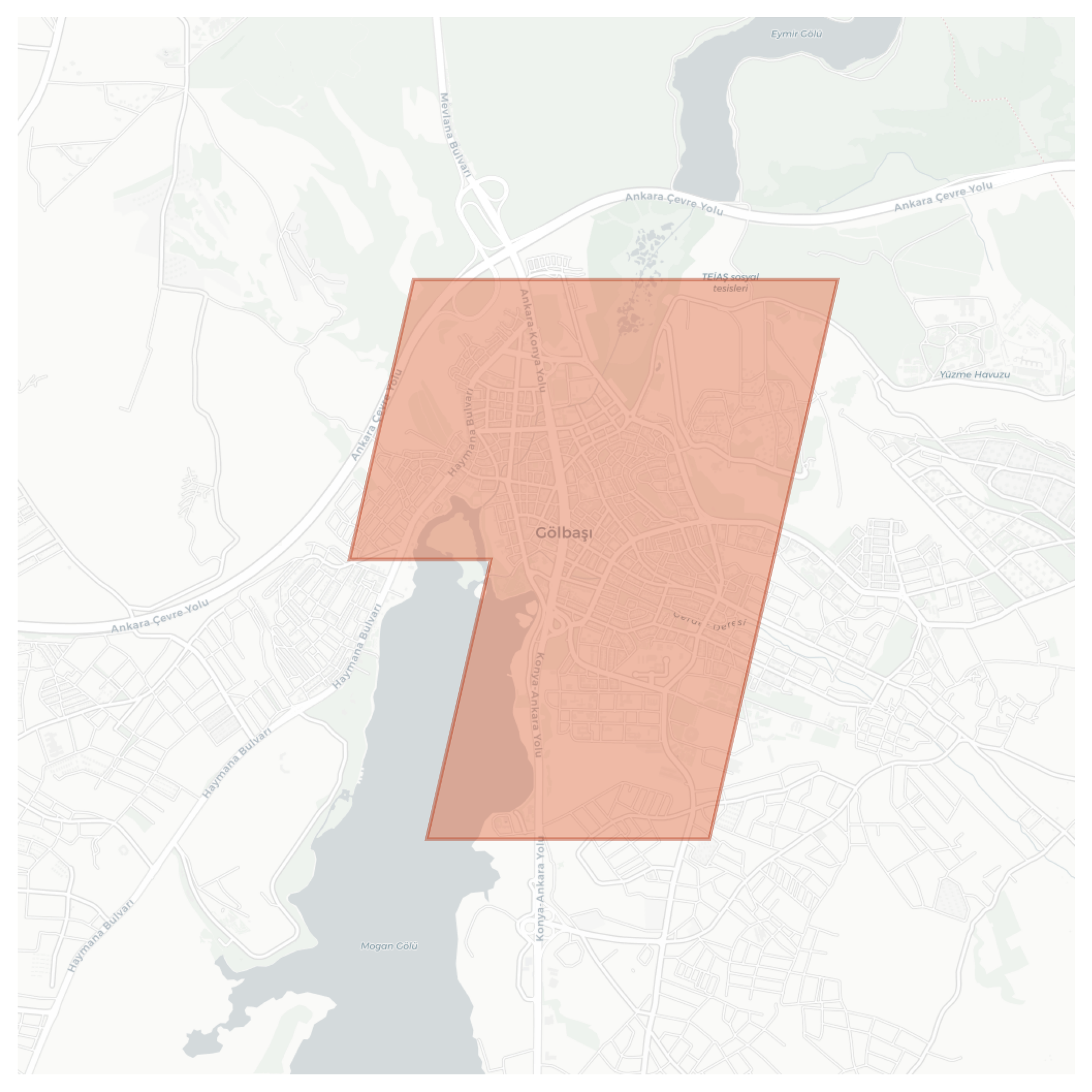 Gölbaşı geographic map