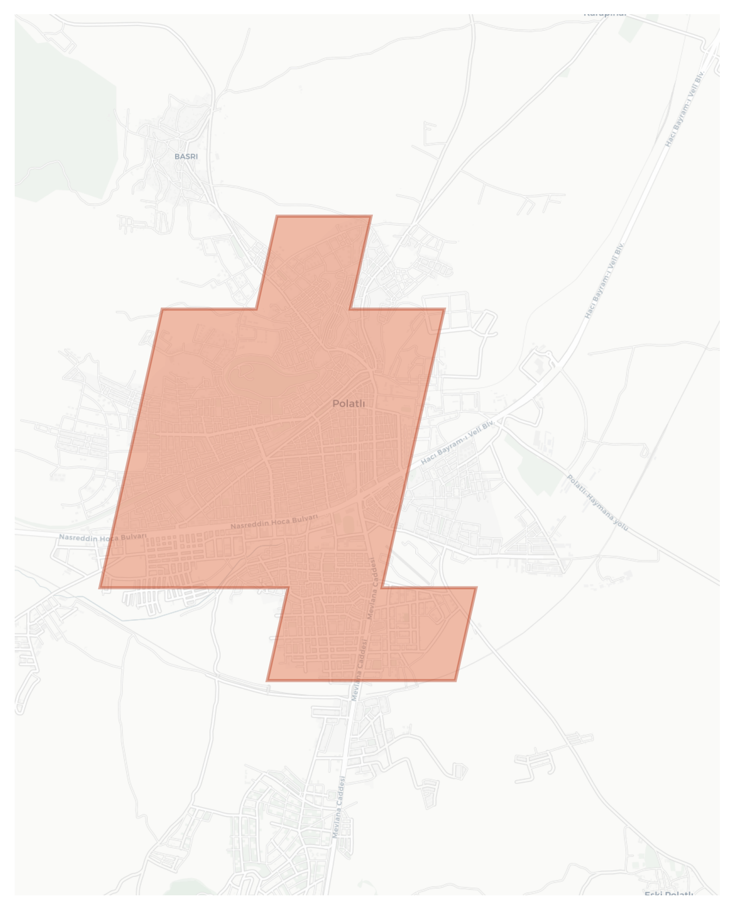 Polatlı geographic map