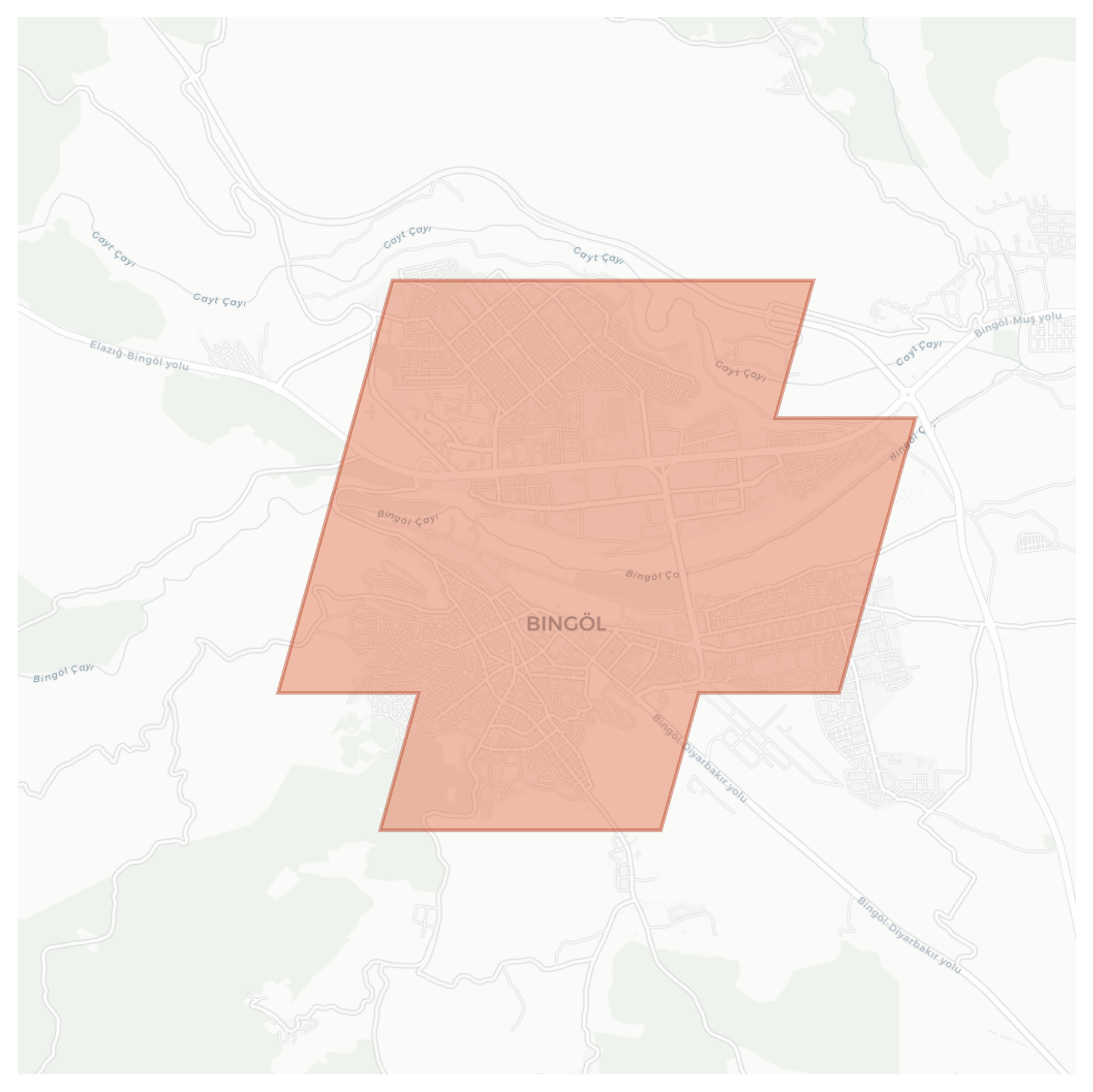 Bingöl geographic map