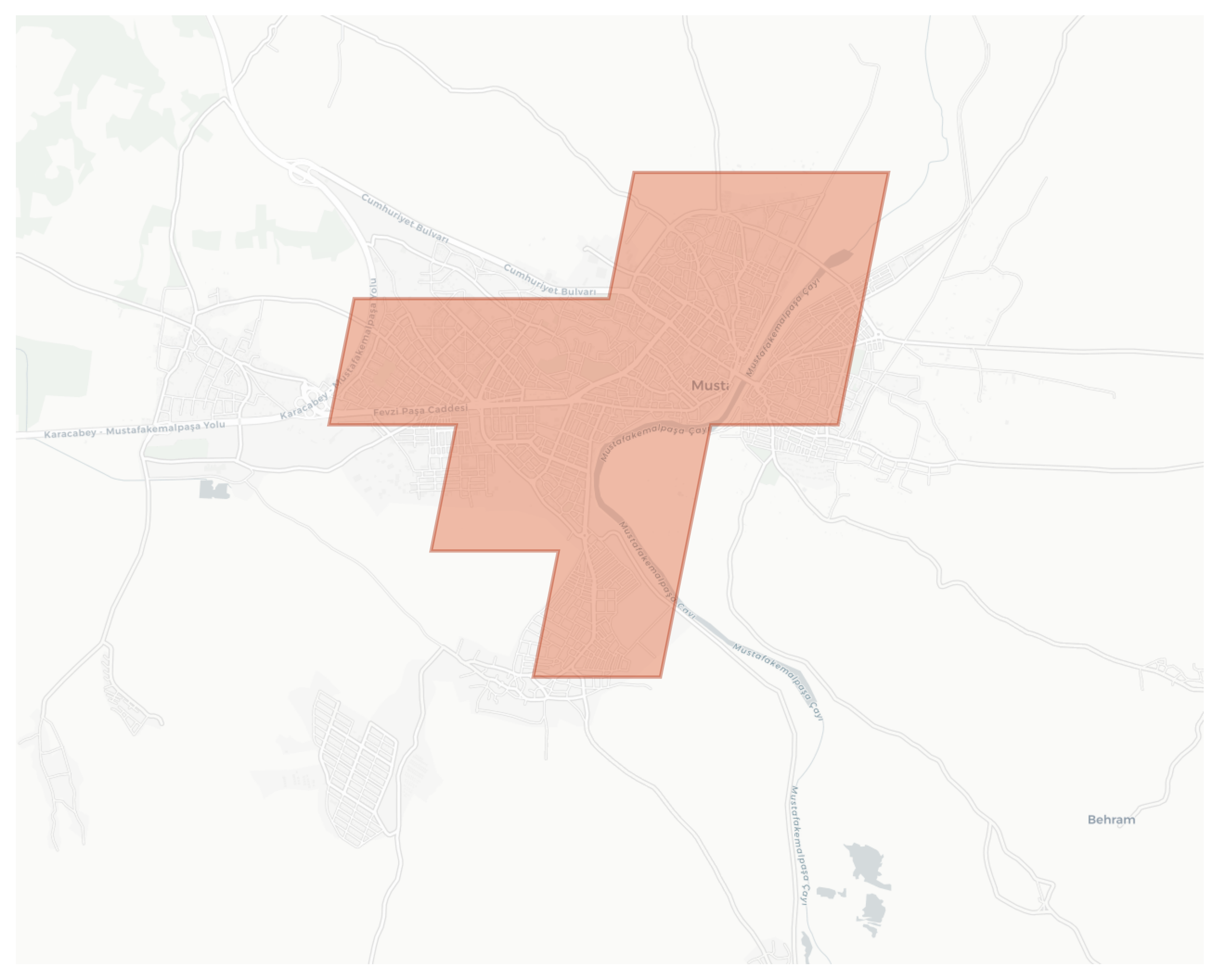Mustafakemalpaşa geographic map