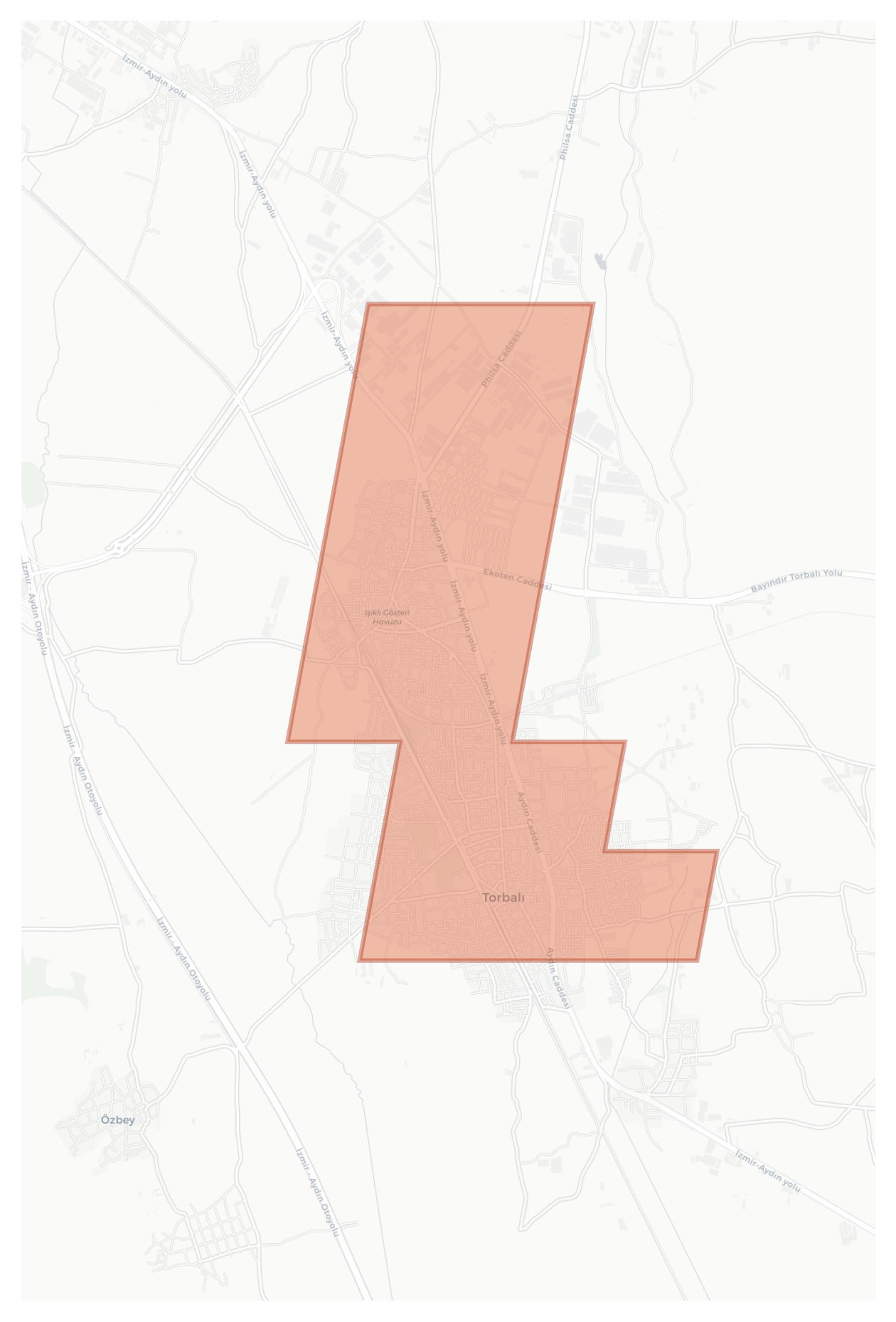 Torbalı geographic map