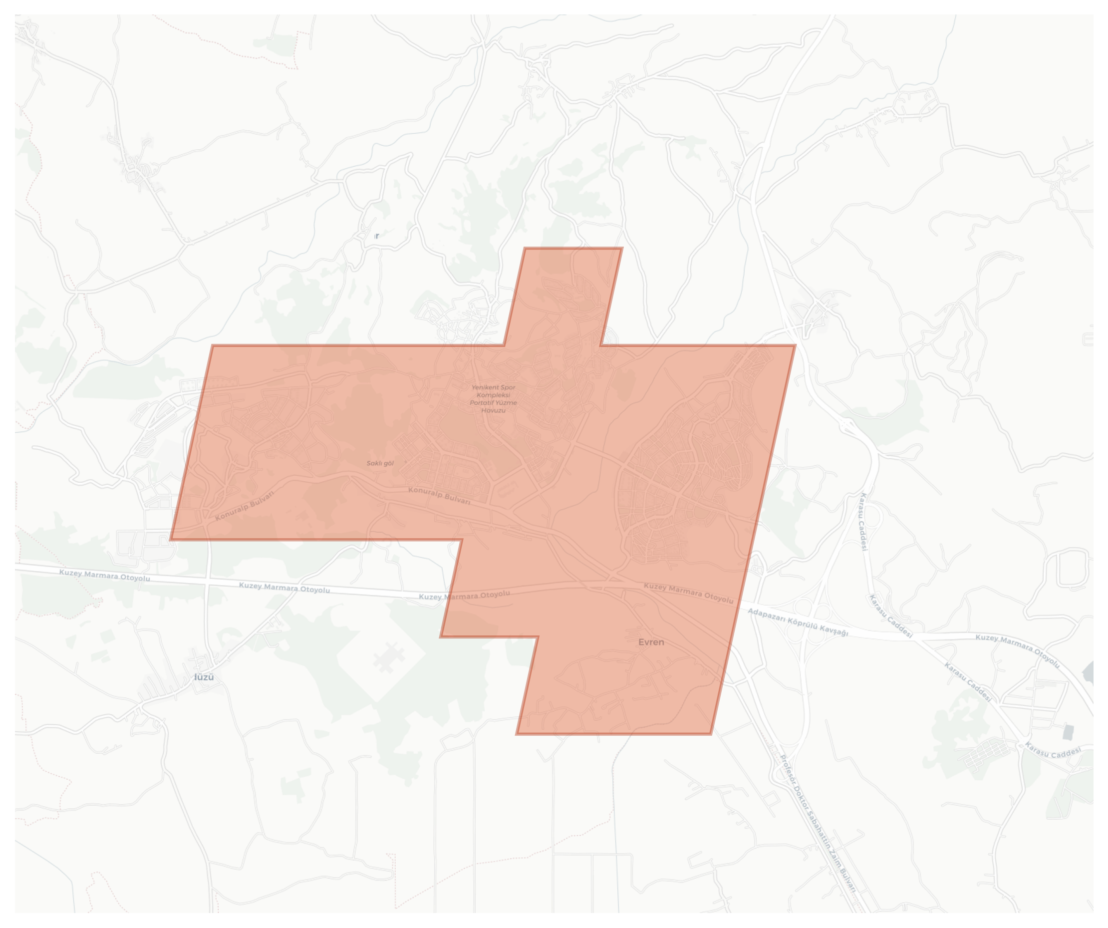 Karapınar geographic map