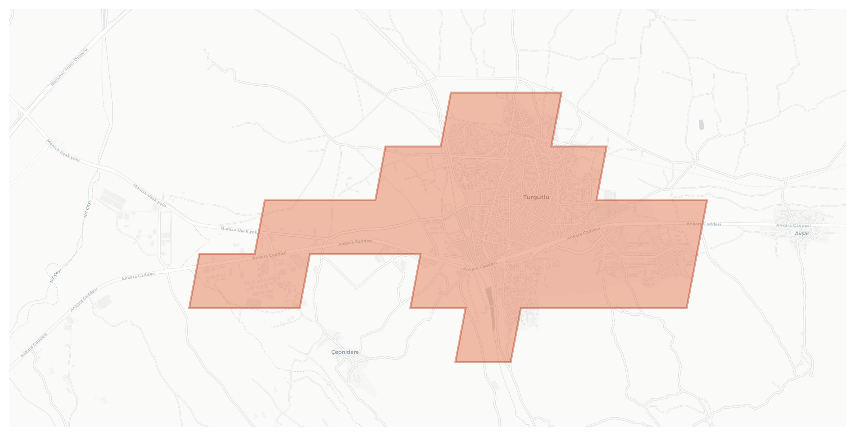 Turgutlu geographic map
